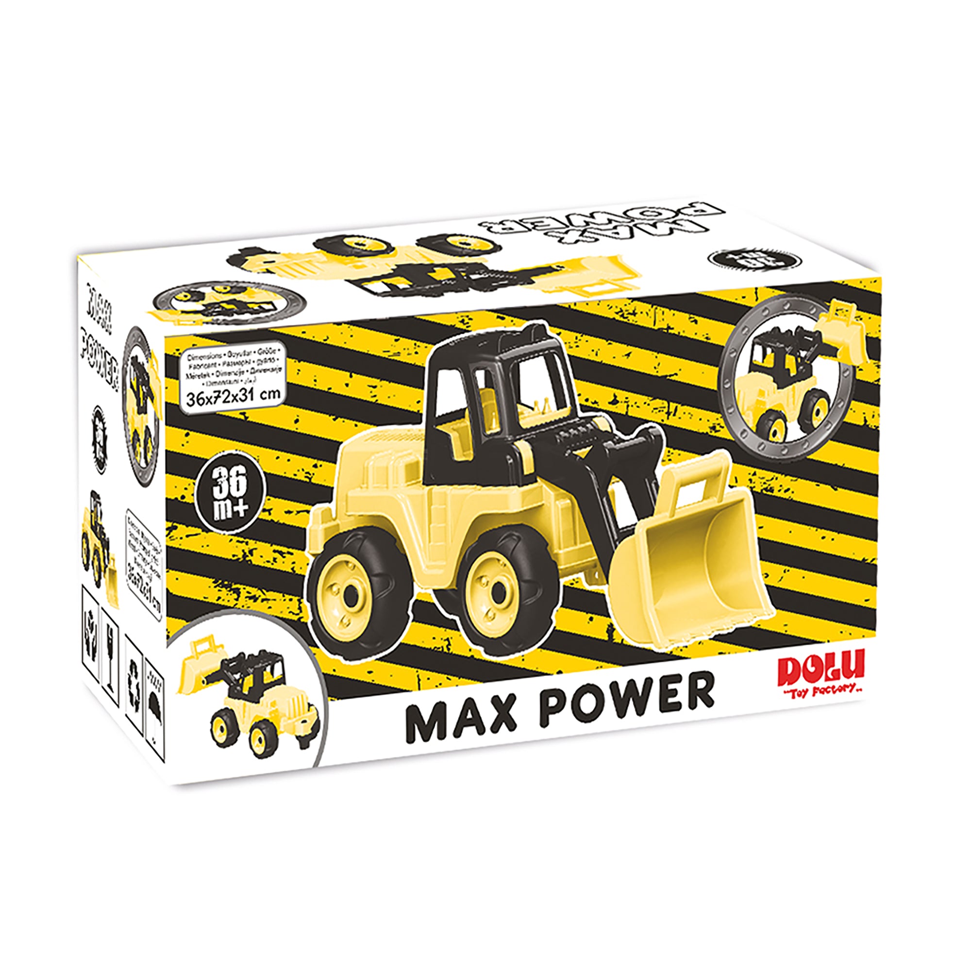 Dolu Excavator Super Loader Construction Toy Truck Vehicle, Kids Ages 3+, Yellow - Smart-nests