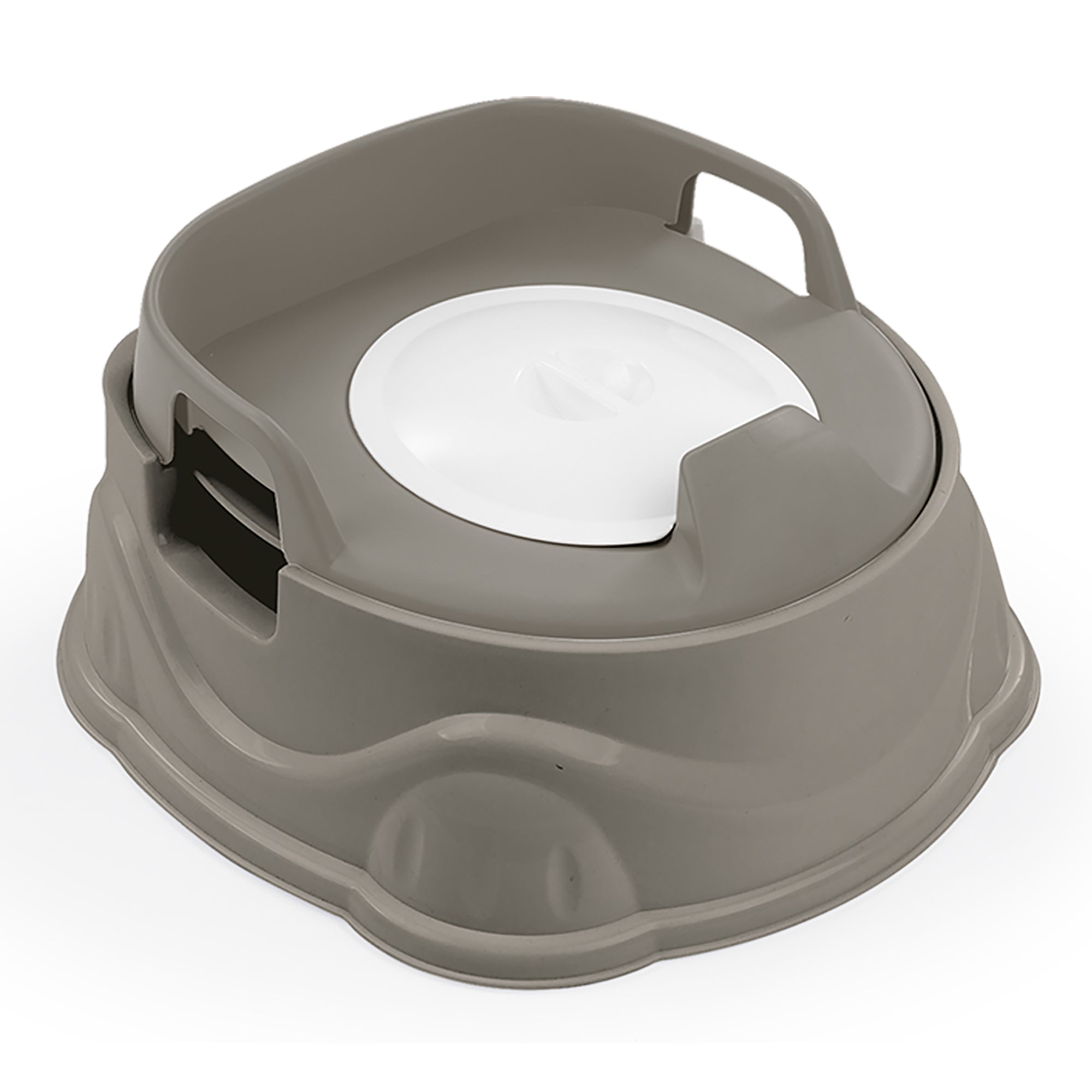Dolu Nuve 3-in-1 Potty, Toilet Adapter, and Step Stool, Ergonomic Design, Grey - Smart-nests