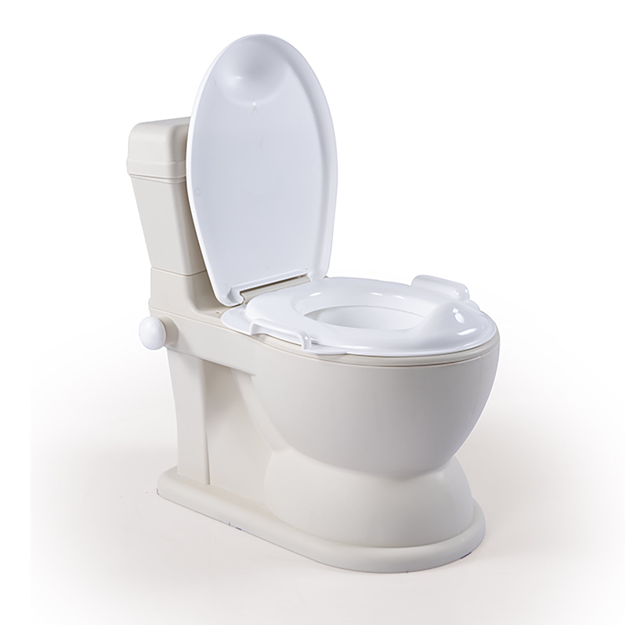Dolu Nuve Educational XL Potty, Flip-Top Lid for Children 18 Months & Up, Beige - Smart-nests