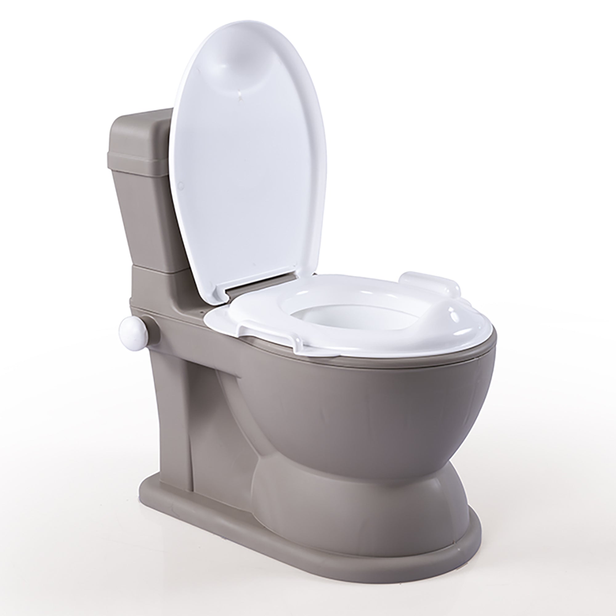 Dolu Nuve Educational XL Potty, Flip-Top Lid for Children 18 Months & Up, Grey - Smart-nests