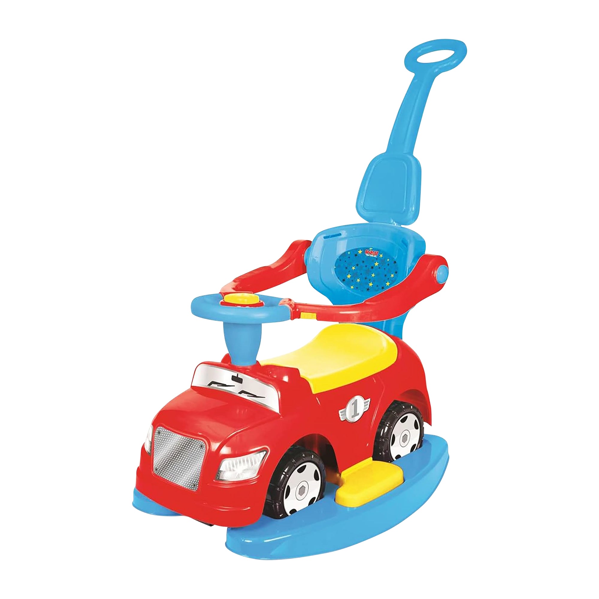 DOLU 4-in-1 Step Car with Parental Handle, for Toddlers 12 Months Old and Up - Smart-nests