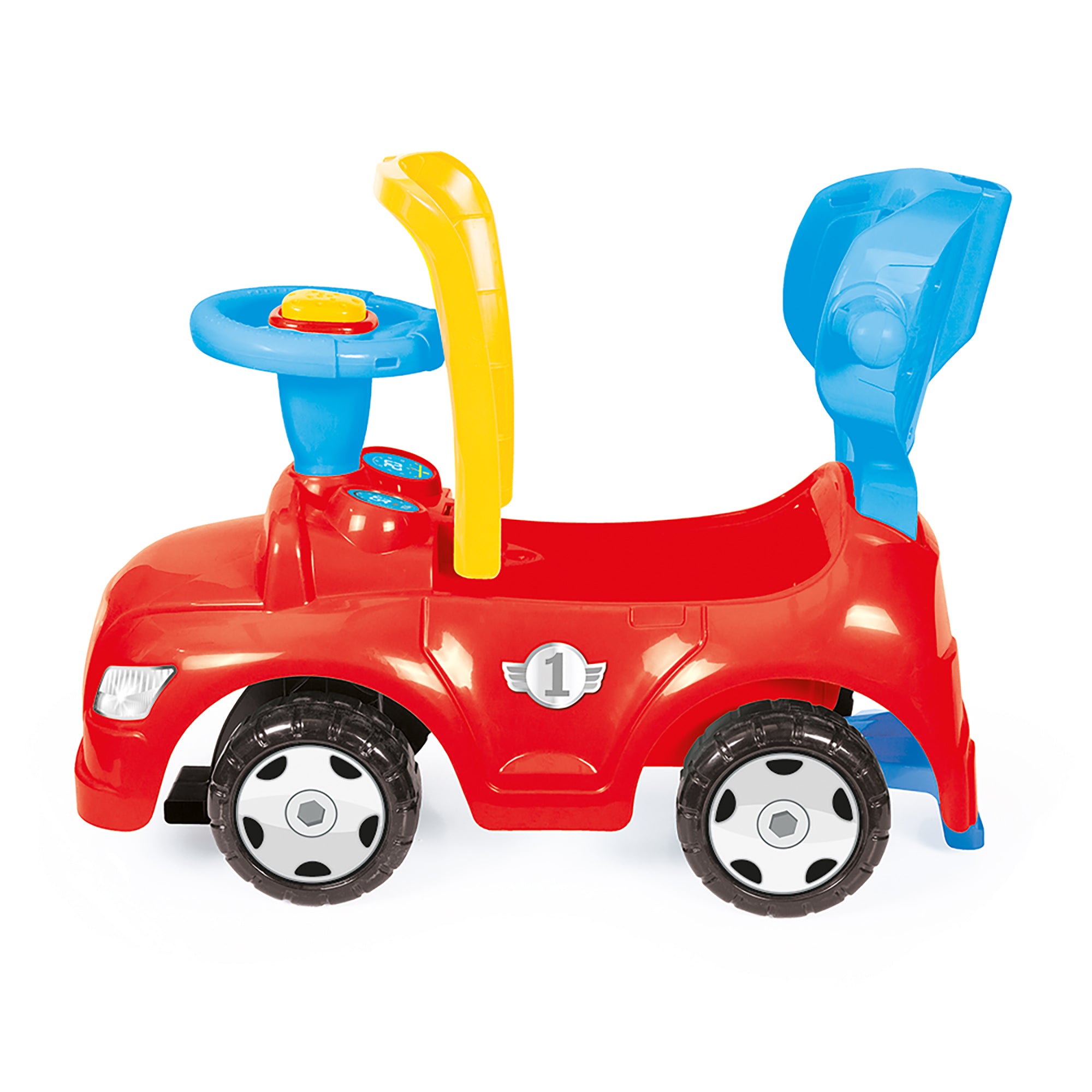DOLU 4-in-1 Step Car with Parental Handle, for Toddlers 12 Months Old and Up - Smart-nests