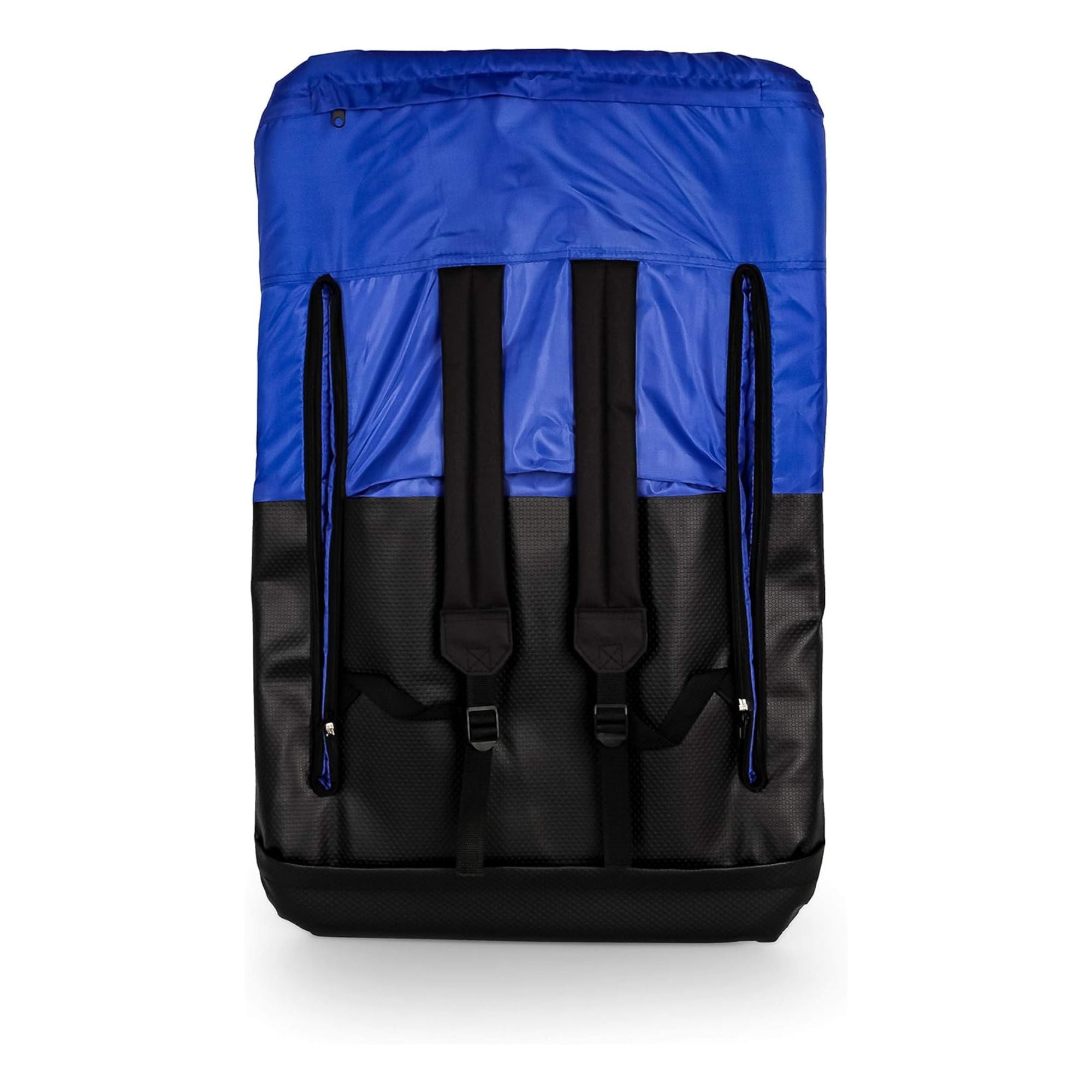 Camco Portable Stadium Seat Foldable Padded Cushion Back Support, Armrests, Blue - Smart-nests
