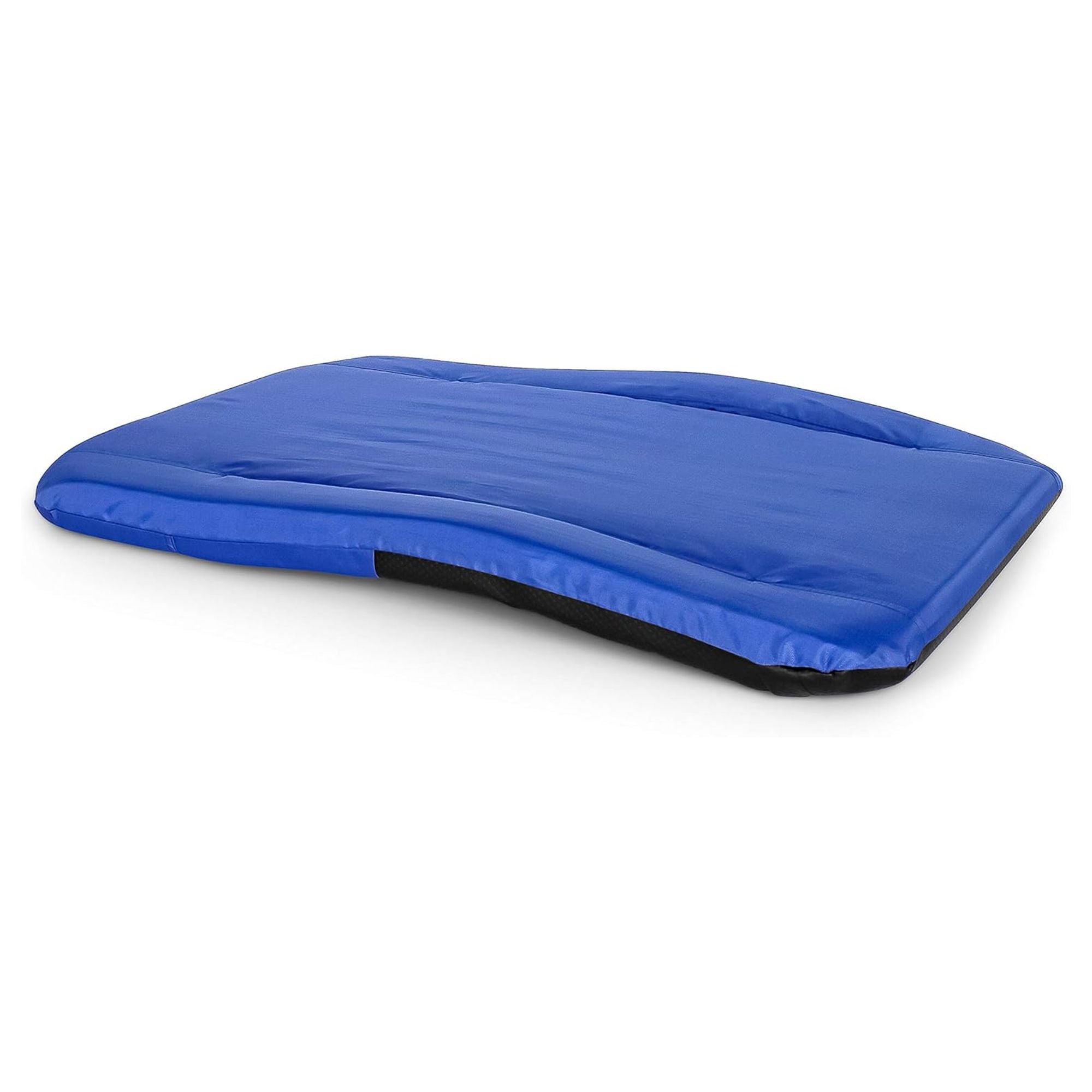 Camco Portable Stadium Seat Foldable Padded Cushion Back Support, Armrests, Blue - Smart-nests
