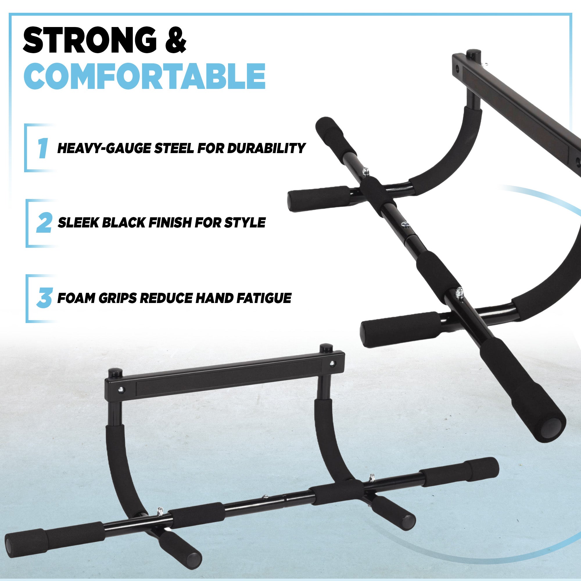 Stamina Products Multi-Function Pull-Up Bar for At-Home Upper-Body Workouts - Smart-nests