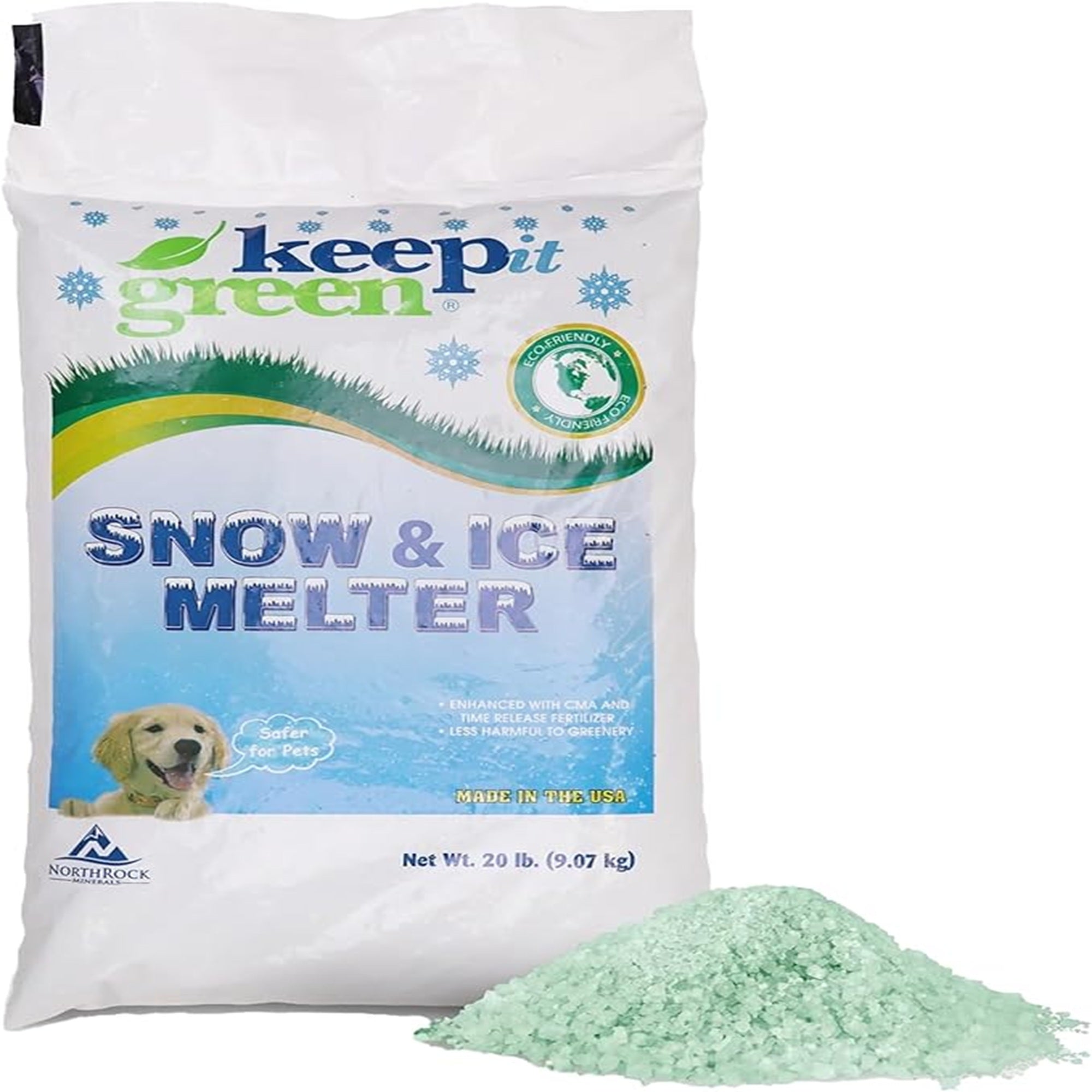 Snow Joe Keep It Green Pet Friendly Snow Melt Salt Pellets, 20 lbs, KIG20 - Smart-nests