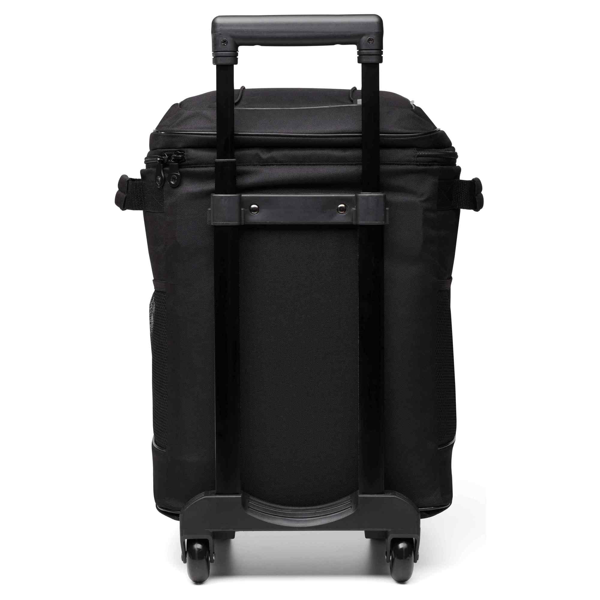 Coleman CHILLER 42-Can Soft-Sided Cooler w/ Wheels, Portable & Insulated, Black - Smart-nests