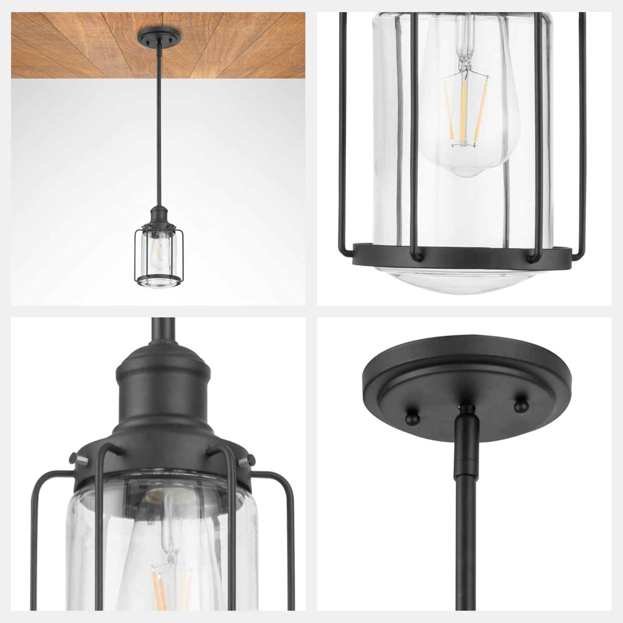 Prominence Home Lincoln Woods 1 Light Kitchen Island Linear Pendant Bar Light - Smart-nests