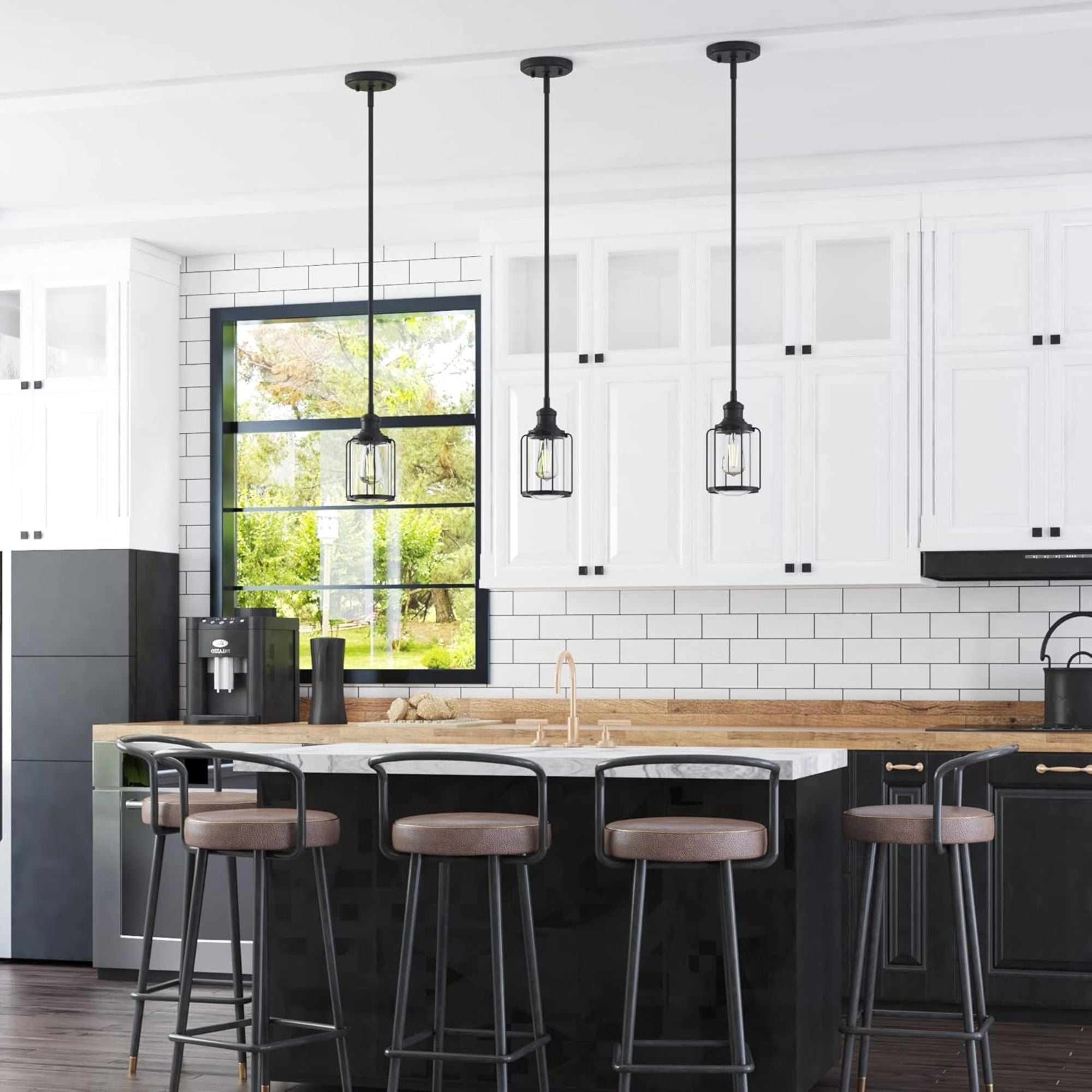 Prominence Home Lincoln Woods 1 Light Kitchen Island Linear Pendant Bar Light - Smart-nests
