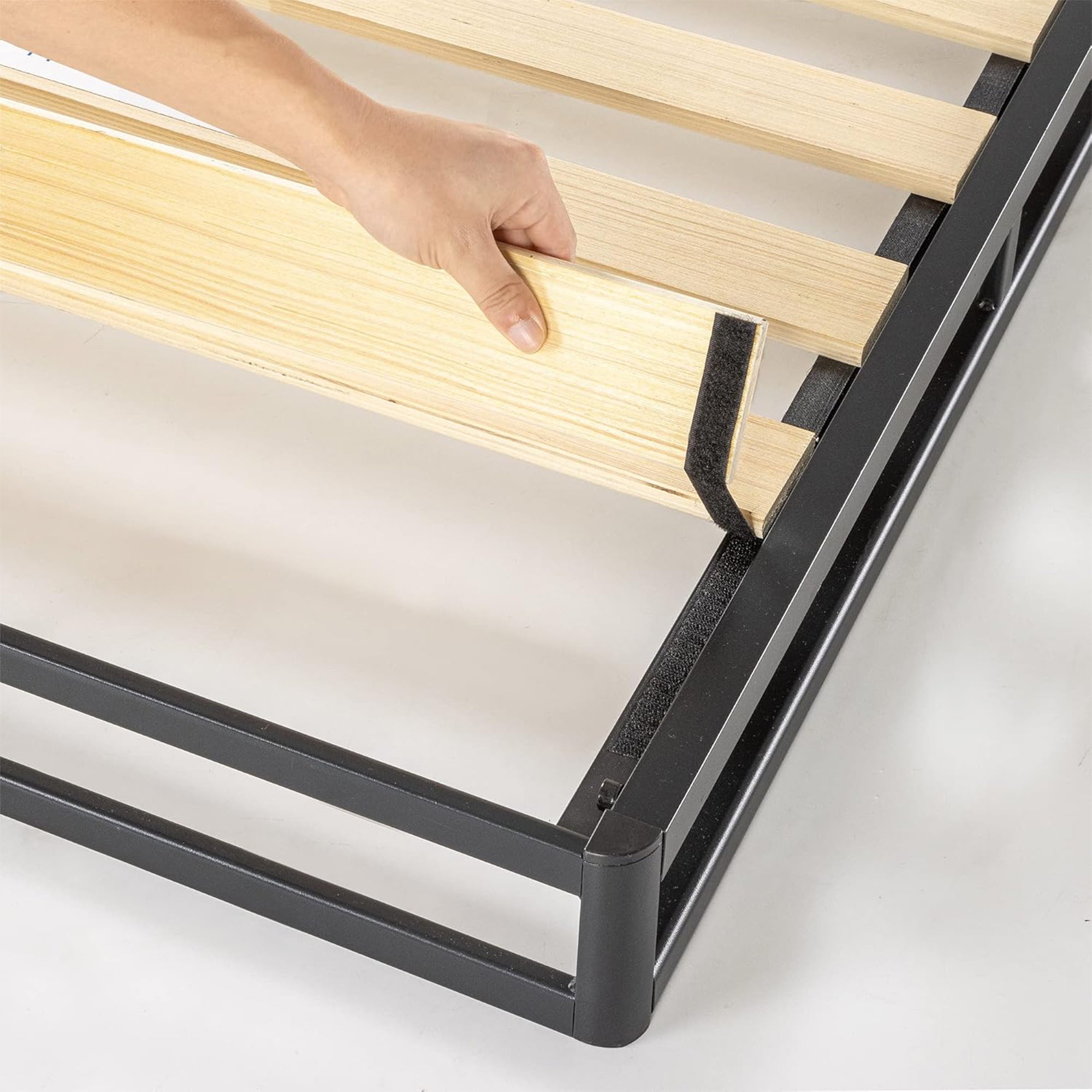 Best Price Mattress 4-Inch Metal Box Spring with Sturdy Steel Frame, Twin, Blue - Smart-nests