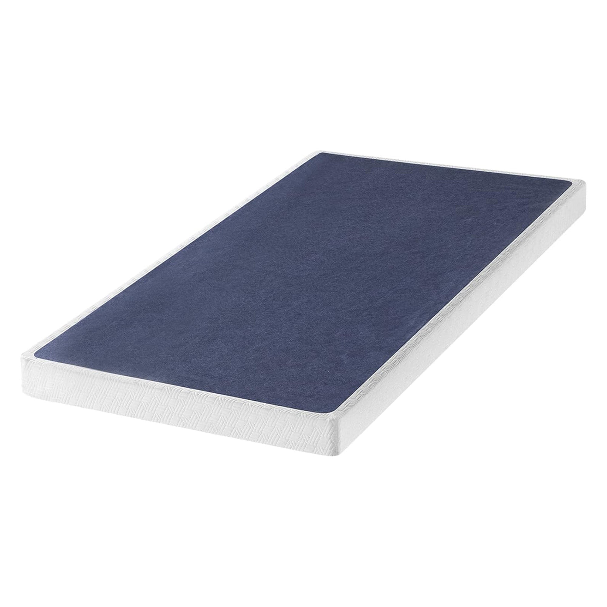 Best Price Mattress 4-Inch Metal Box Spring with Sturdy Steel Frame, Twin, Blue - Smart-nests