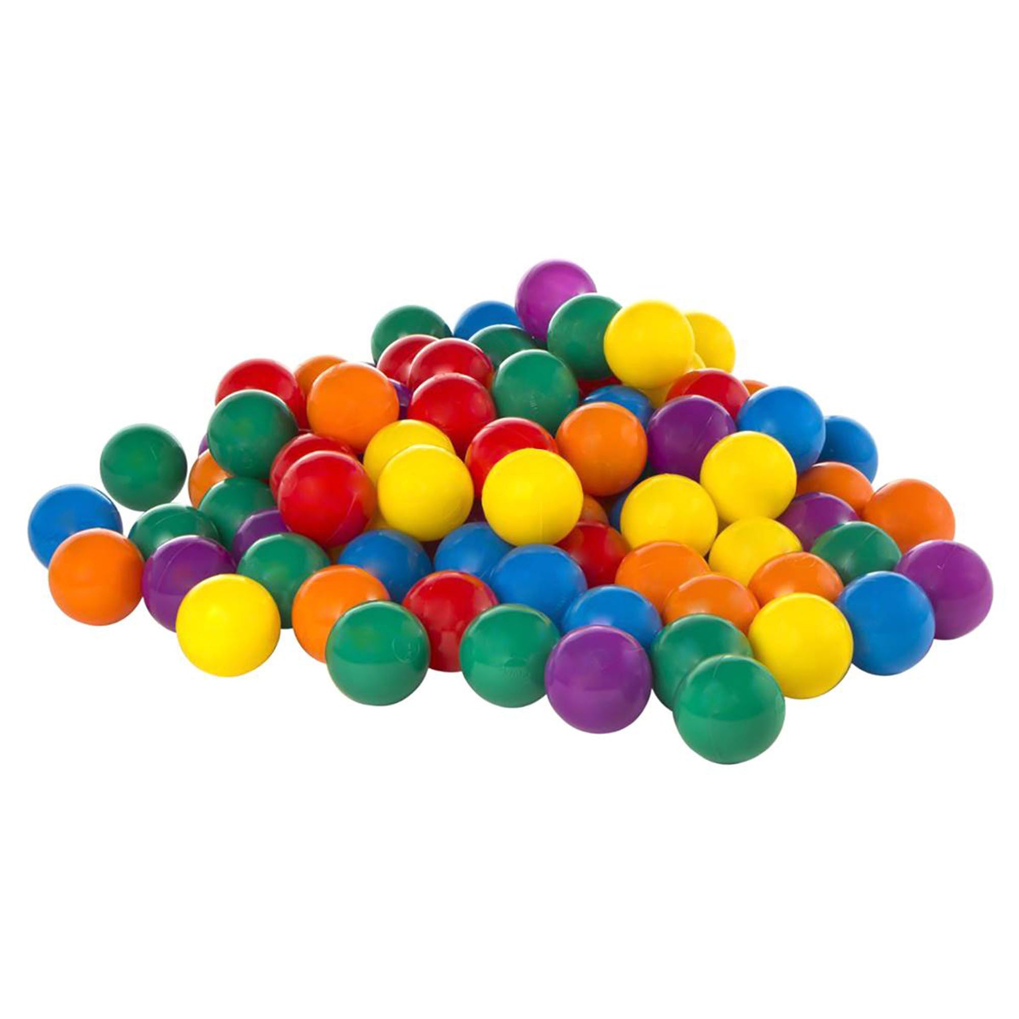 Intex 100-Pack Large Plastic Multi-Colored Fun Ballz For Ball Pits Bounce House - Smart-nests