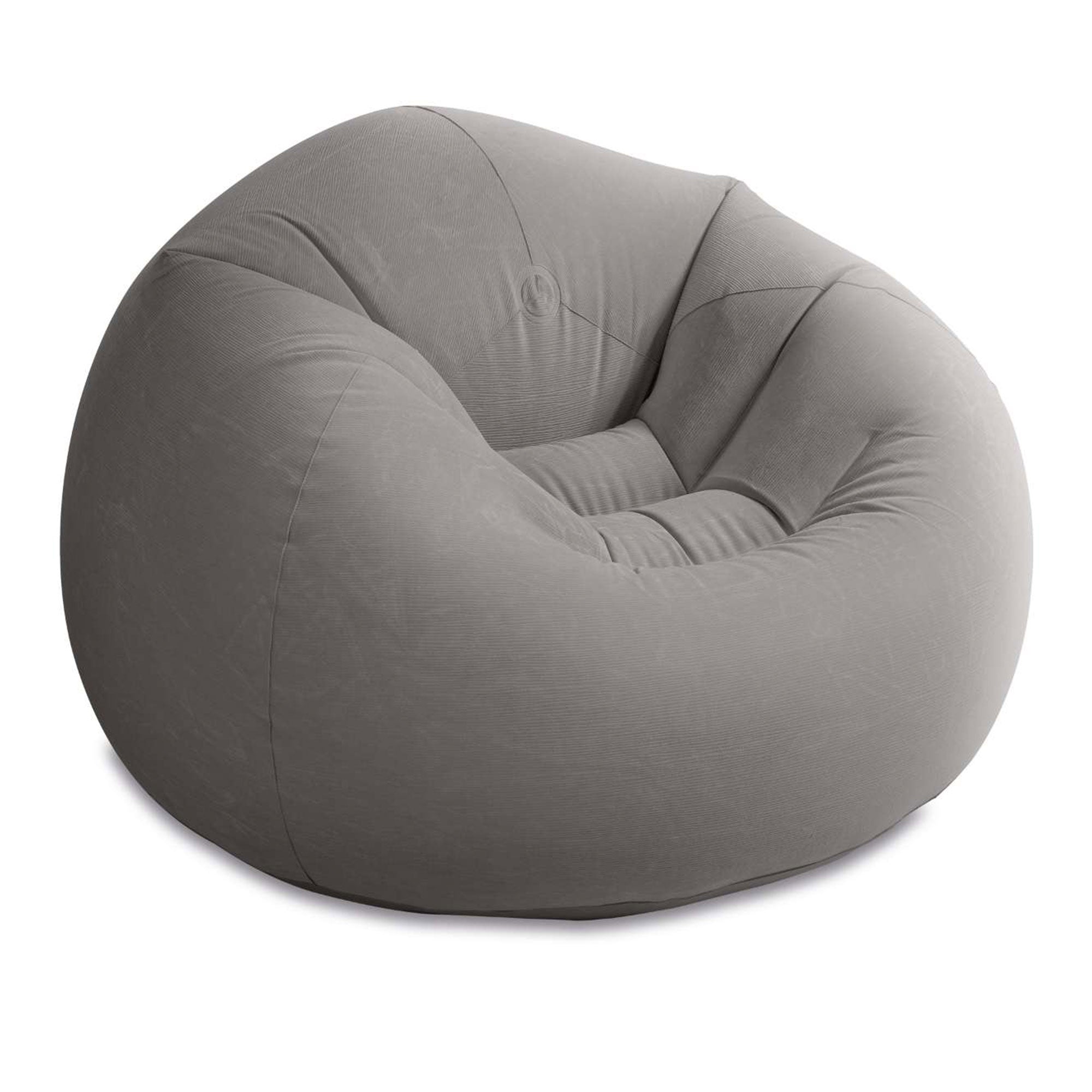 Intex 68579EP Inflatable 42 x 41 x 27 Inch Beanless Bag Lounge Chair, Gray - Smart-nests