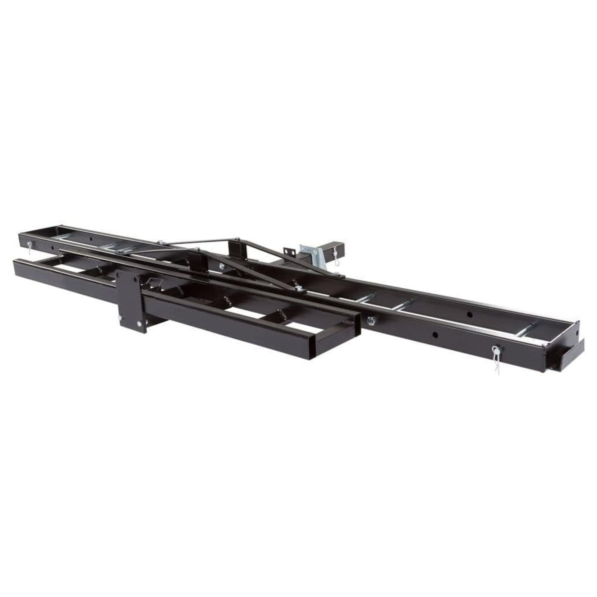 Black Widow Motorcycle Bike Carrier with Ramp for 2" Hitch, 500 Pound Capacity - Smart-nests