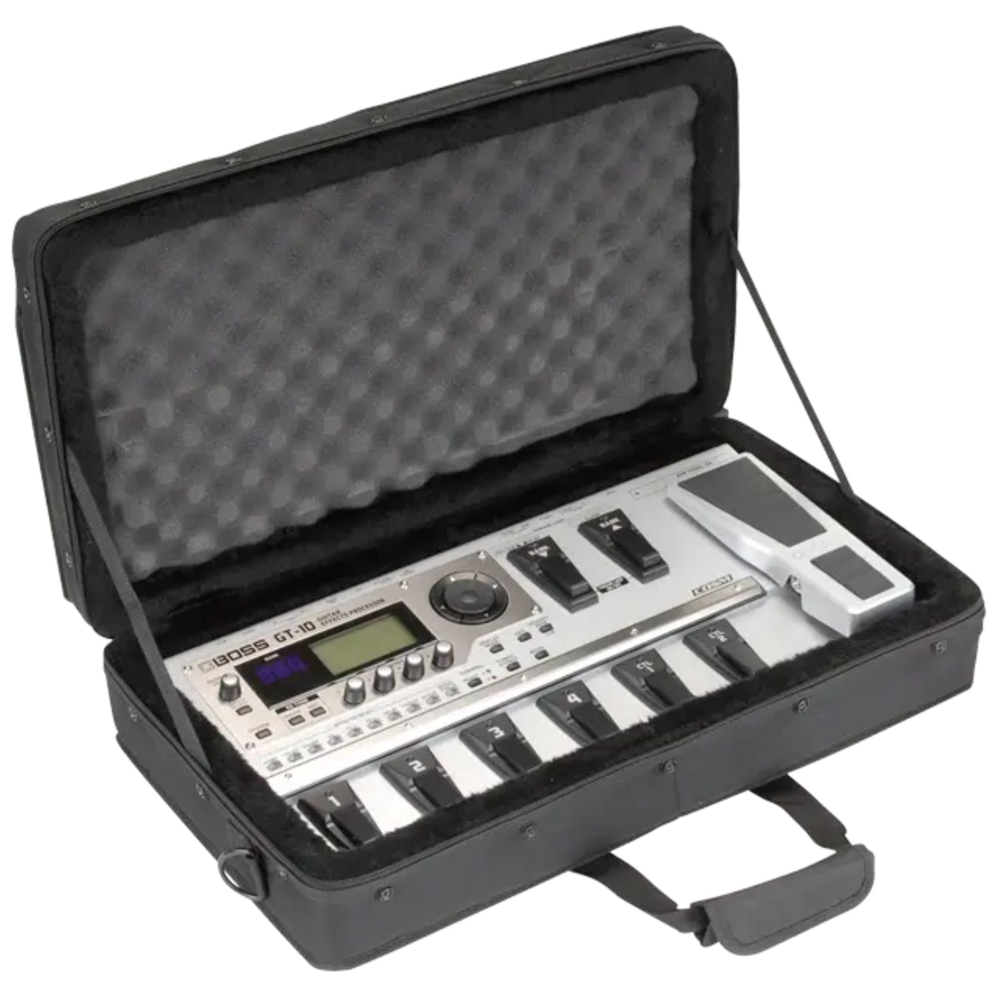 SKB 21”x 11” DJ Foot Controller Small MIDI Keyboard Soft Case Padded Bag, Black - Smart-nests