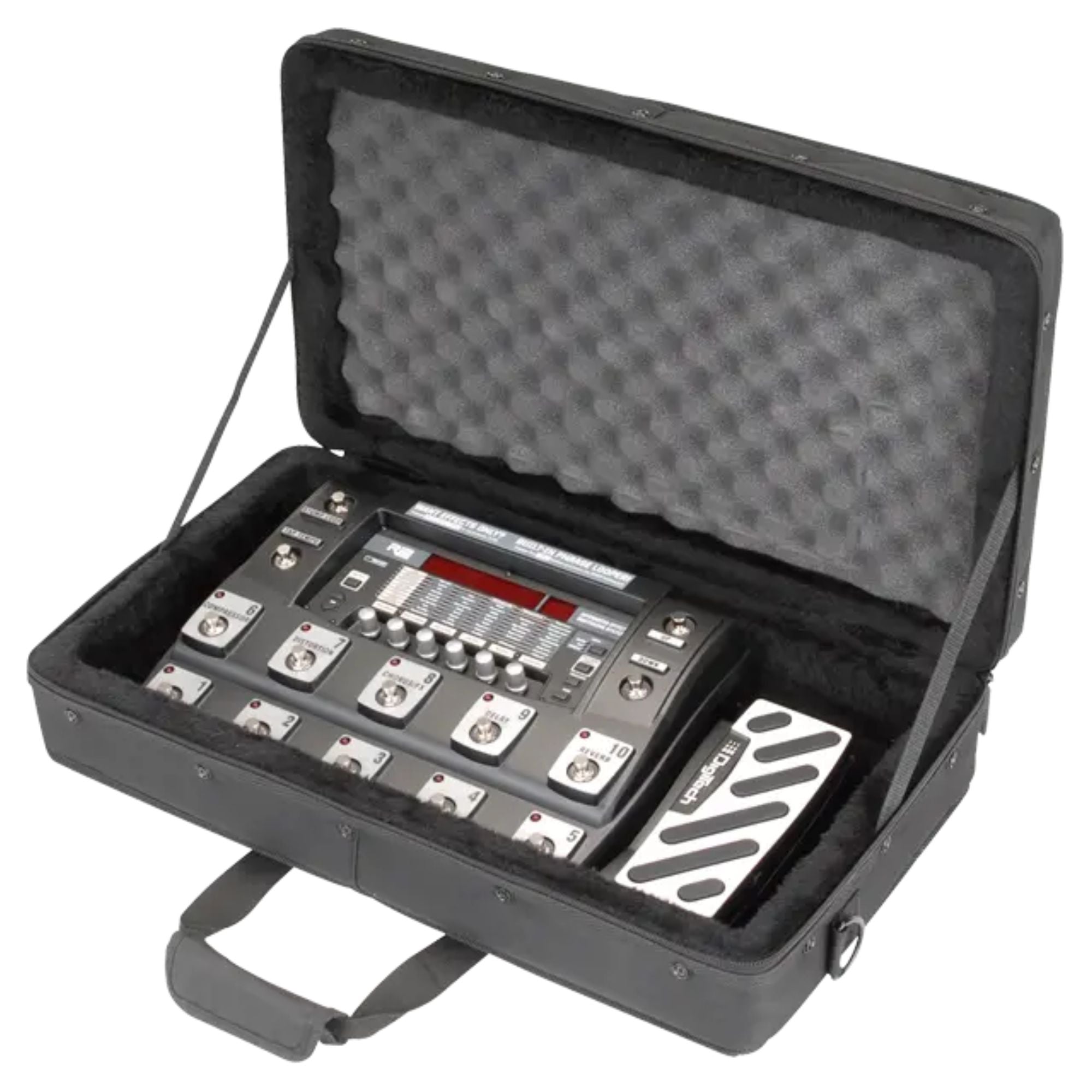 SKB 21”x 11” DJ Foot Controller Small MIDI Keyboard Soft Case Padded Bag, Black - Smart-nests
