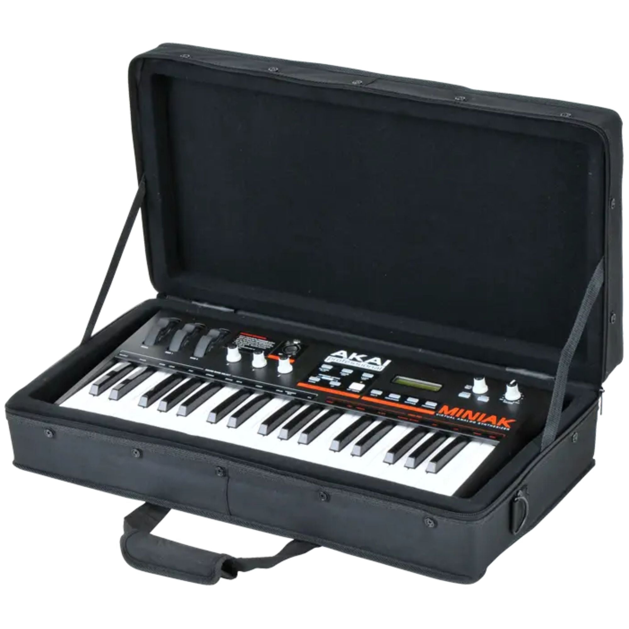 SKB 23”x11” DJ Controller & Small MIDI Keyboard Soft Case Padded Bag, Black - Smart-nests