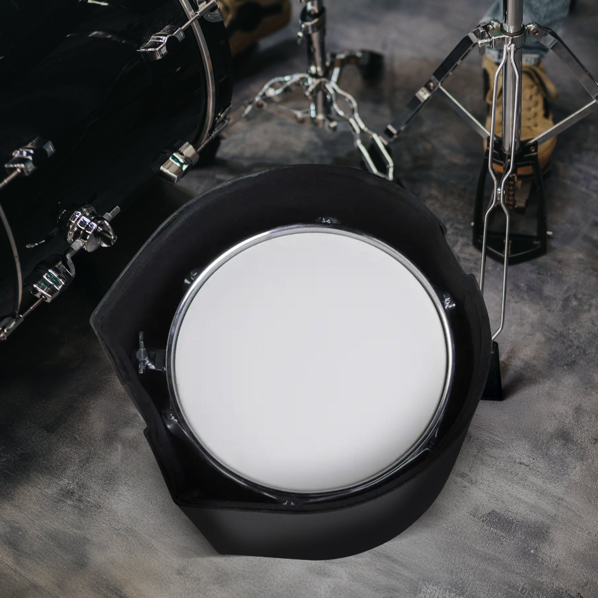 SKB 9" x 10" Tom Case with Padded Interior and D-Shaped Drum Design, Black - Smart-nests