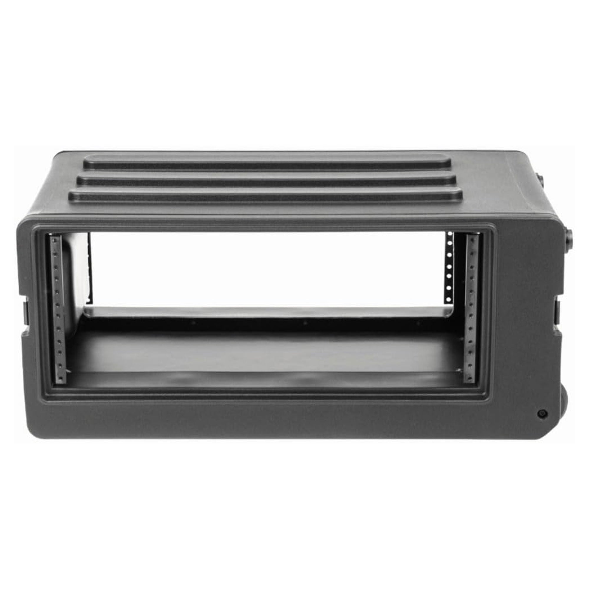 SKB 4U rSeries Shallow Rolling Rack with Integrated Back Wheels and Pull Handle - Smart-nests