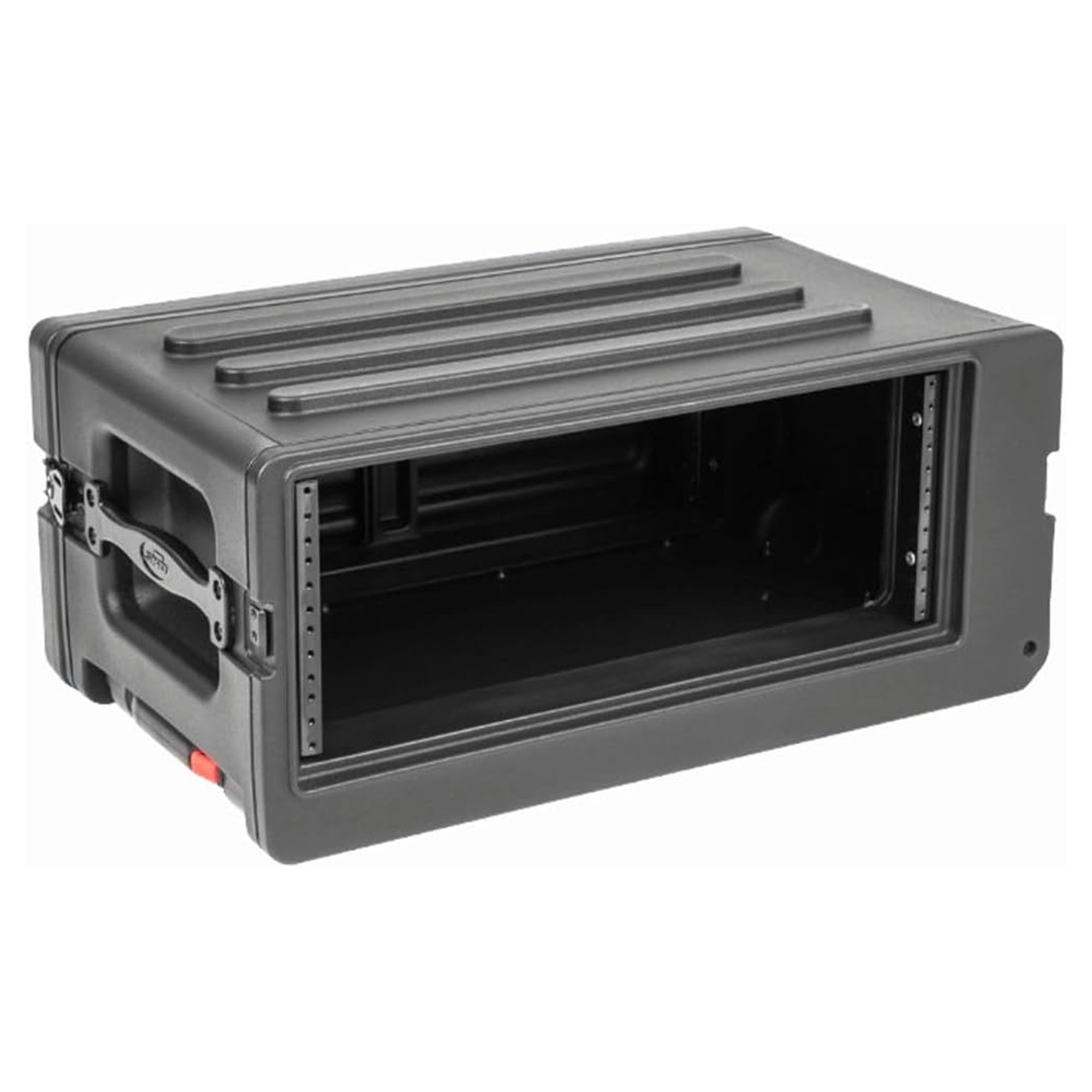 SKB 4U rSeries Shallow Rolling Rack with Integrated Back Wheels and Pull Handle - Smart-nests