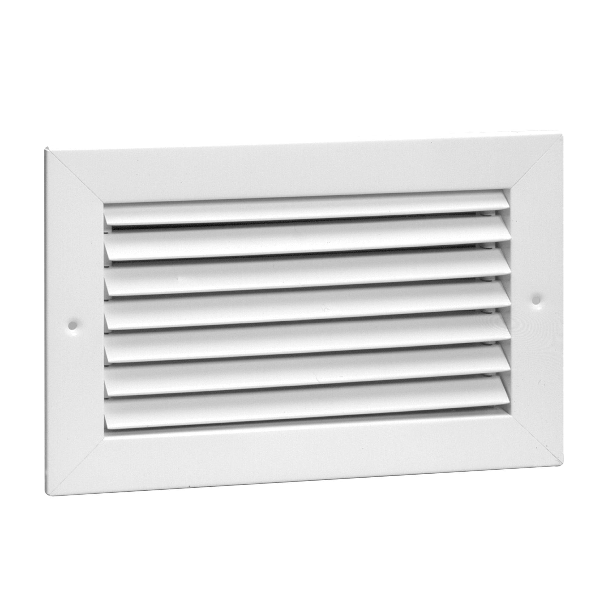Hart & Cooley 12" X 6" Steel Return Air Grille with Fixed 35 Degree Blade, White
