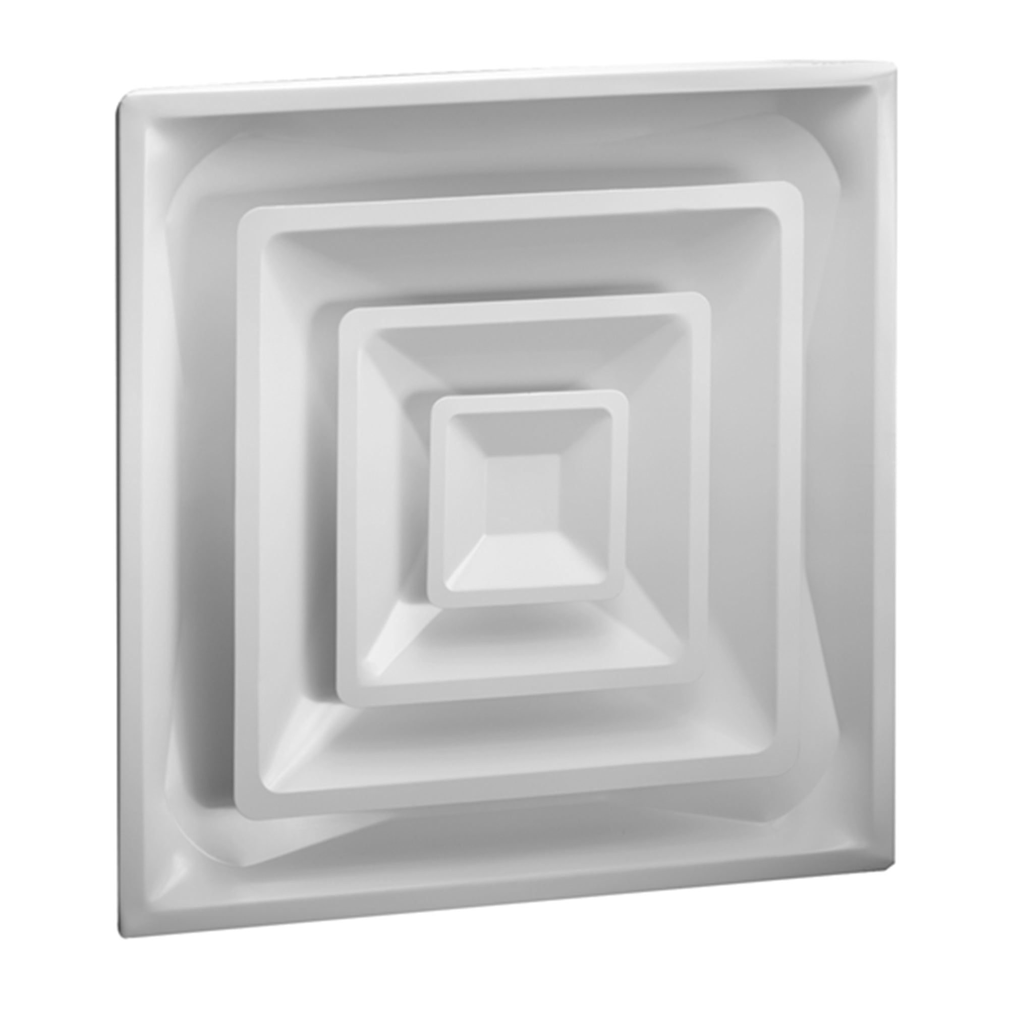 Hart & Cooley Steel 4-Way Diffuse with 3 Cone Design and 6 Inch Fixed Collar