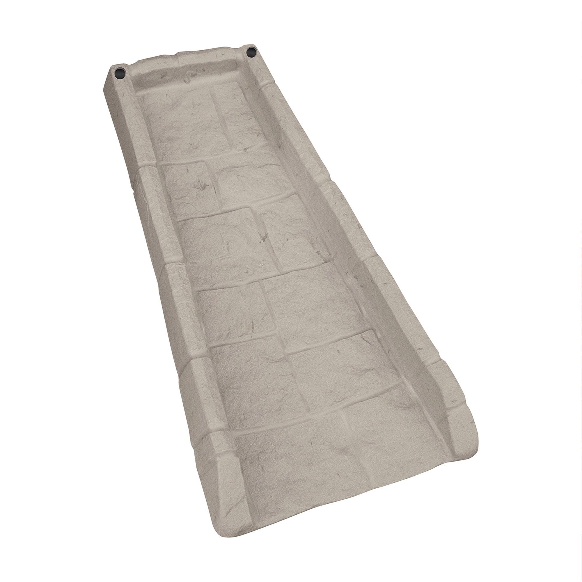 Suncast SB24 Decorative Rain Gutter Downspout Garden Splash Block, Light Taupe - Smart-nests