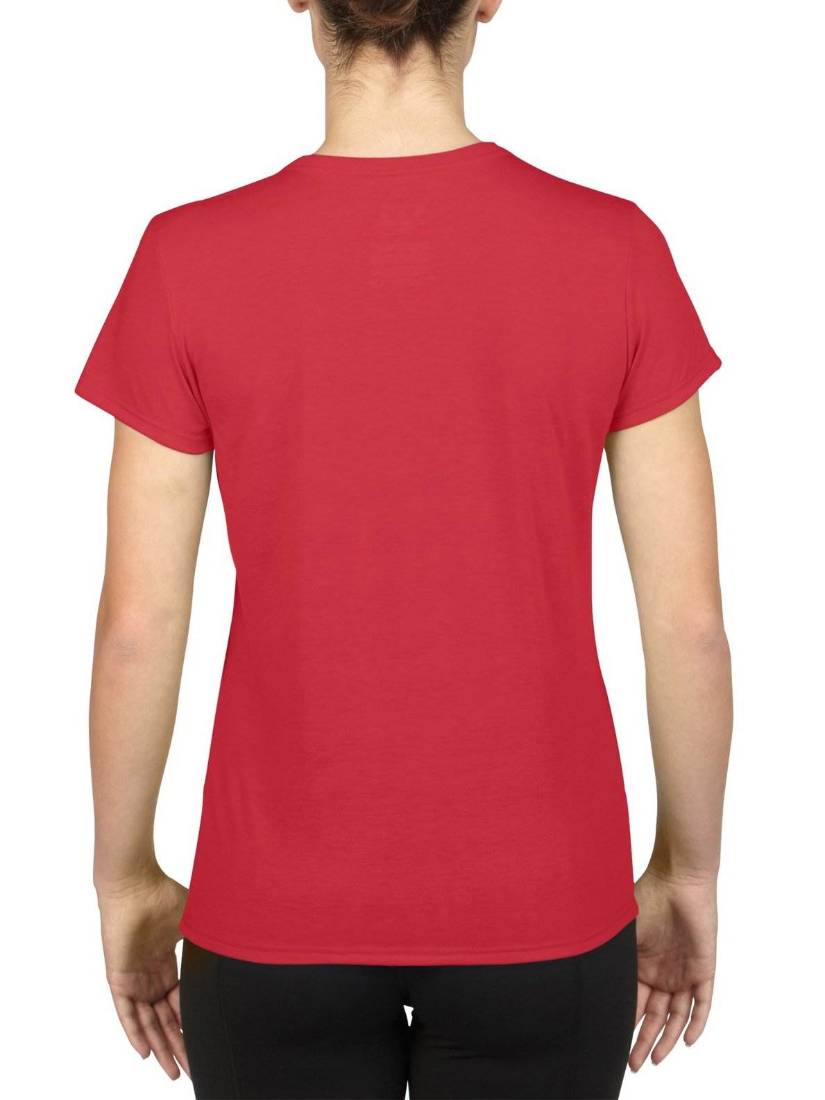 Gildan Missy Fit Womens X-Small Adult Performance Short Sleeve T-Shirt, Red - Smart-nests