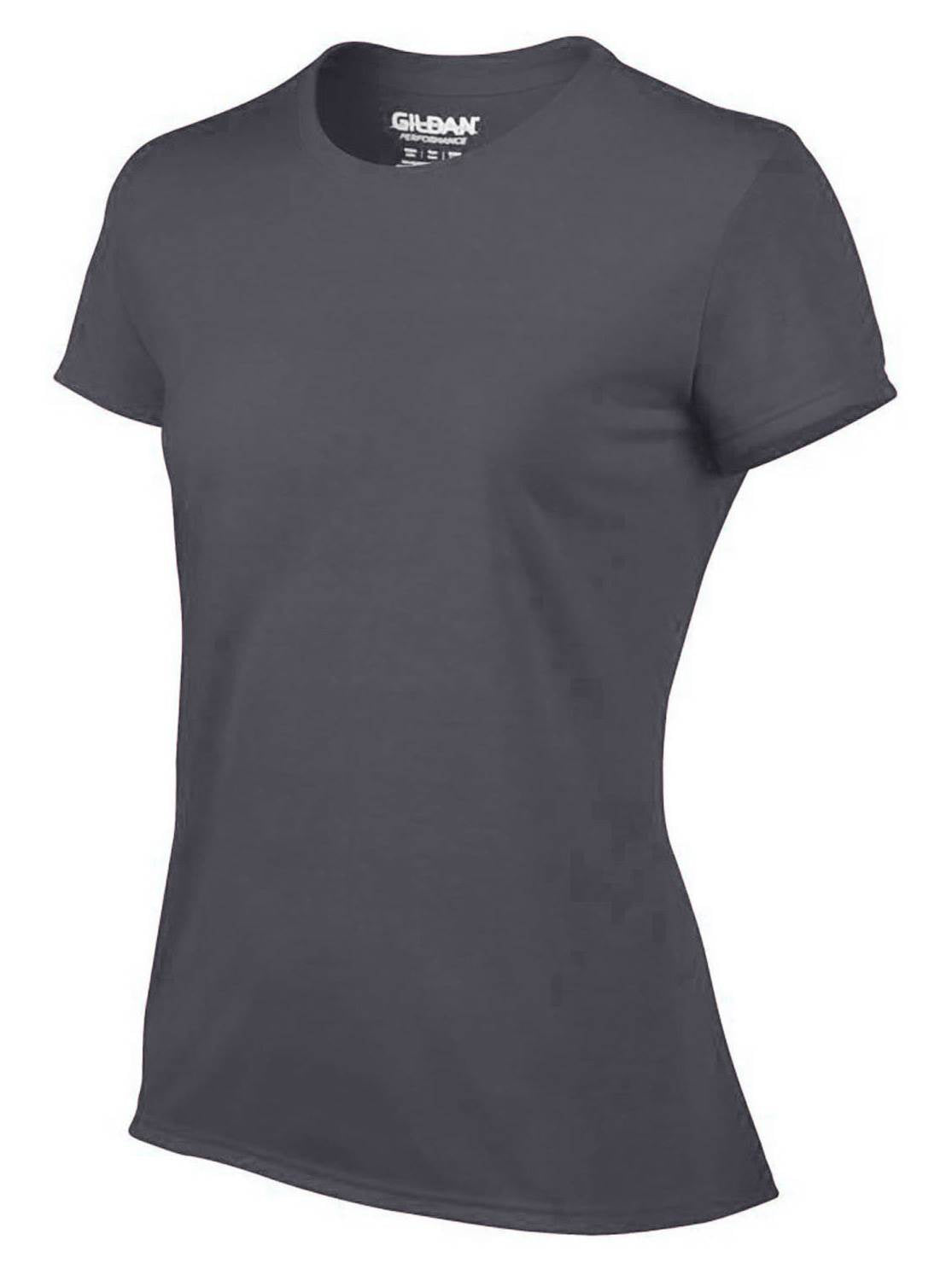 Gildan Missy Fit Womens X-Small Adult Performance Short Sleeve T-Shirt, Charcoal - Smart-nests