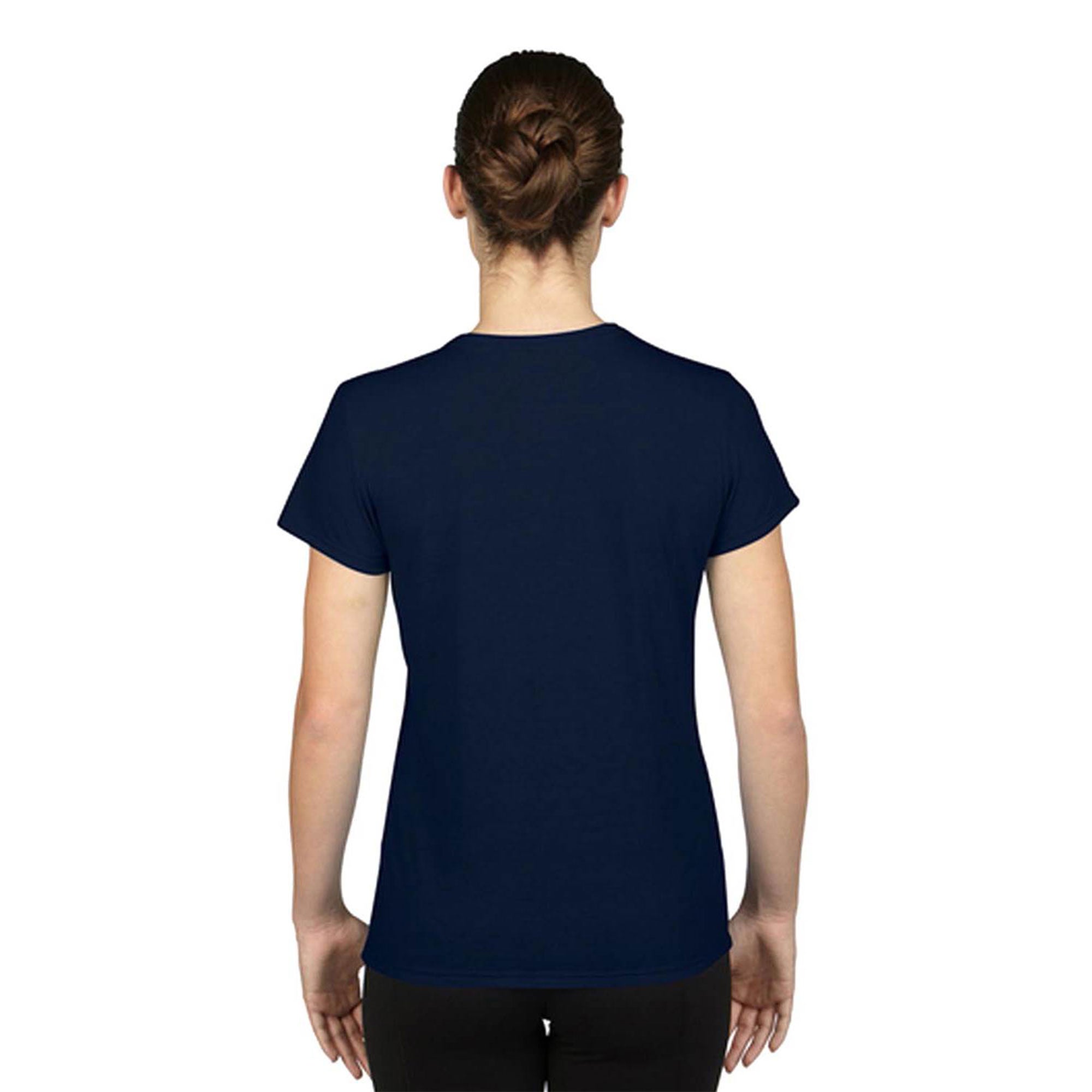 Gildan Missy Fit Women's X-Small Adult Performance Short Sleeve T-Shirt, Navy - Smart-nests