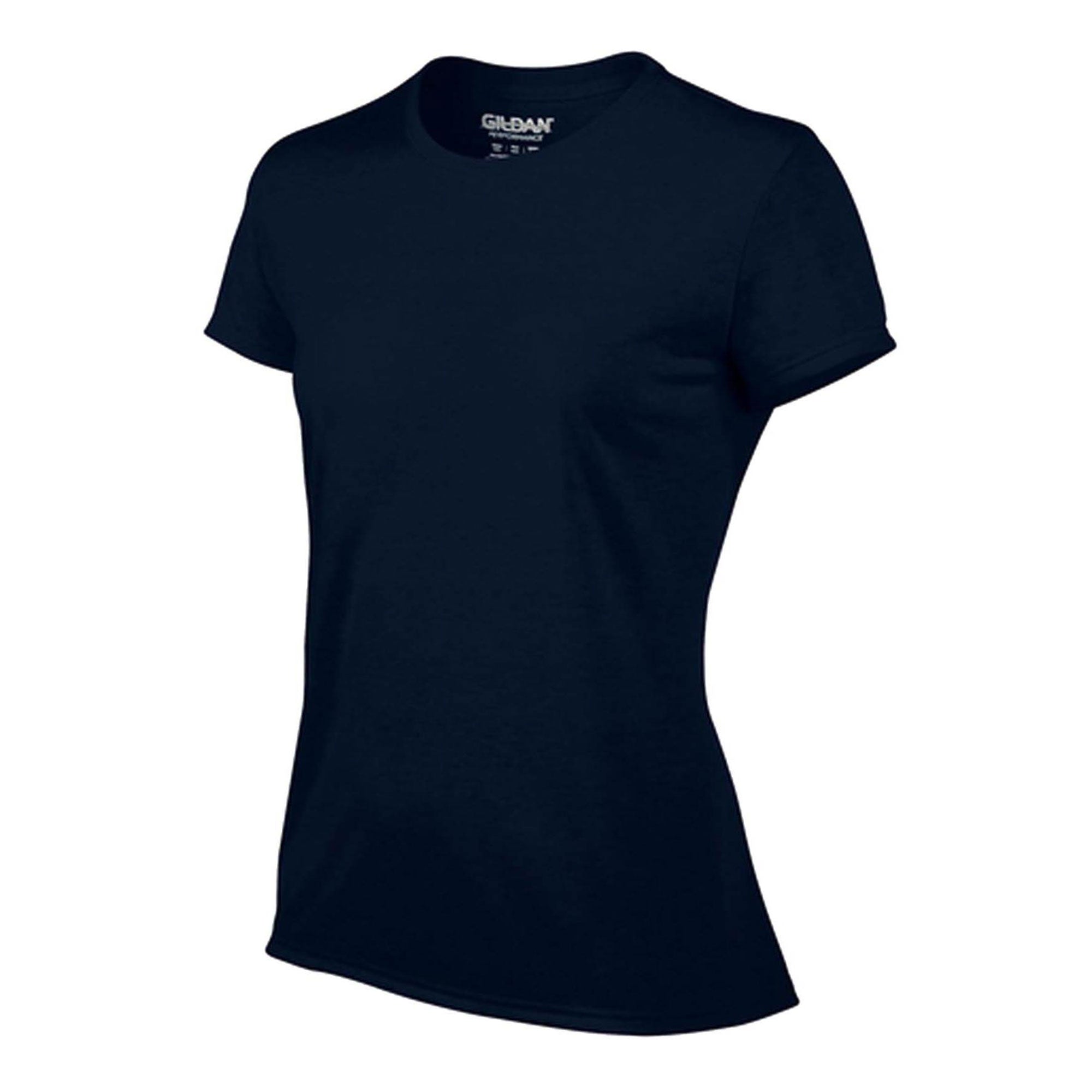 Gildan Missy Fit Women's X-Small Adult Performance Short Sleeve T-Shirt, Navy - Smart-nests