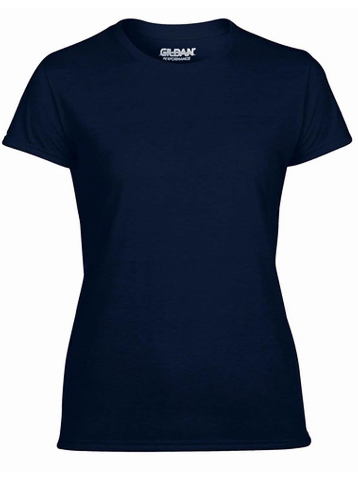 Gildan Missy Fit Women's Small Adult Performance Short Sleeve T-Shirt, Navy - Smart-nests