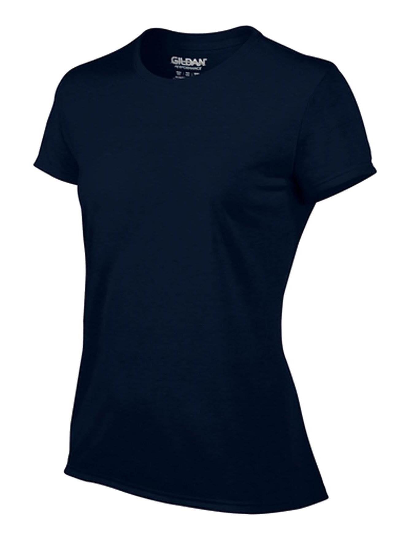 Gildan Missy Fit Women's Small Adult Performance Short Sleeve T-Shirt, Navy - Smart-nests