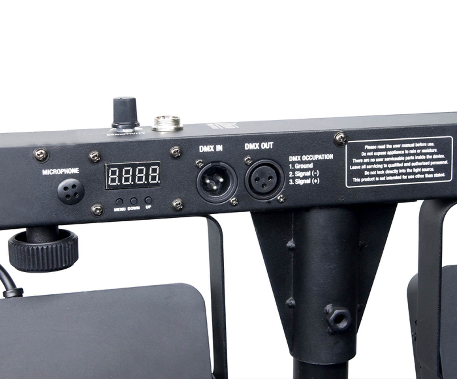 CHAUVET 4BAR 4 BAR DMX LED Stage Wash Light System w/ Tripod, Case & Footswitch - Smart-nests
