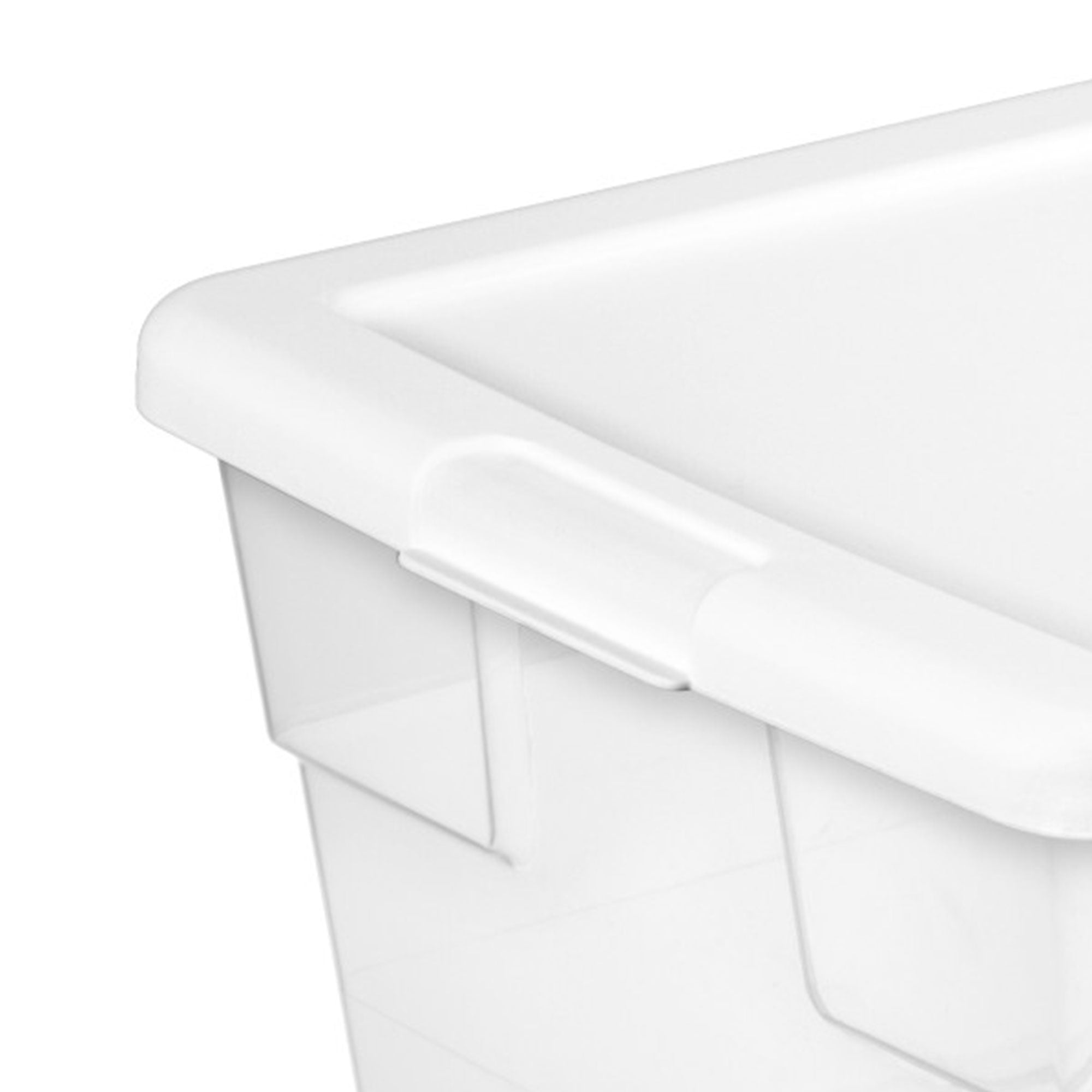 Sterilite 16 Quart Stacking Storage Box Container Tub with Lid, Clear (12 Pack) - Smart-nests