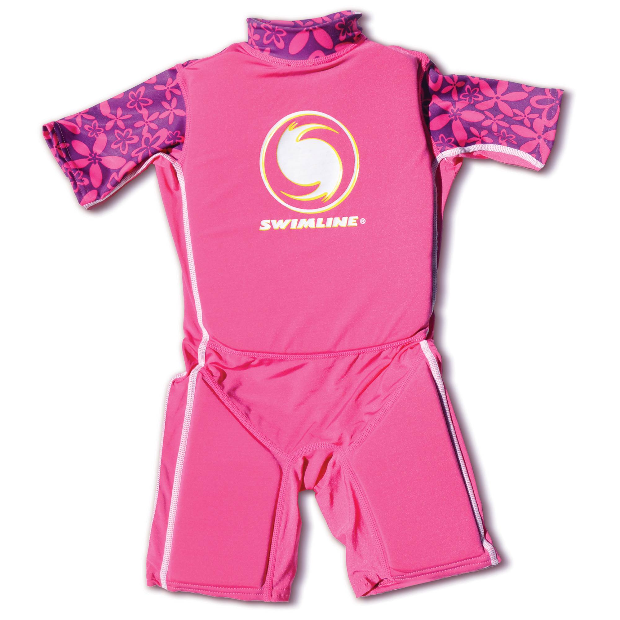 Swimline Lycra Floating Swimsuit Swim Trainer Wet Suit Life Vest Medium, Pink - Smart-nests