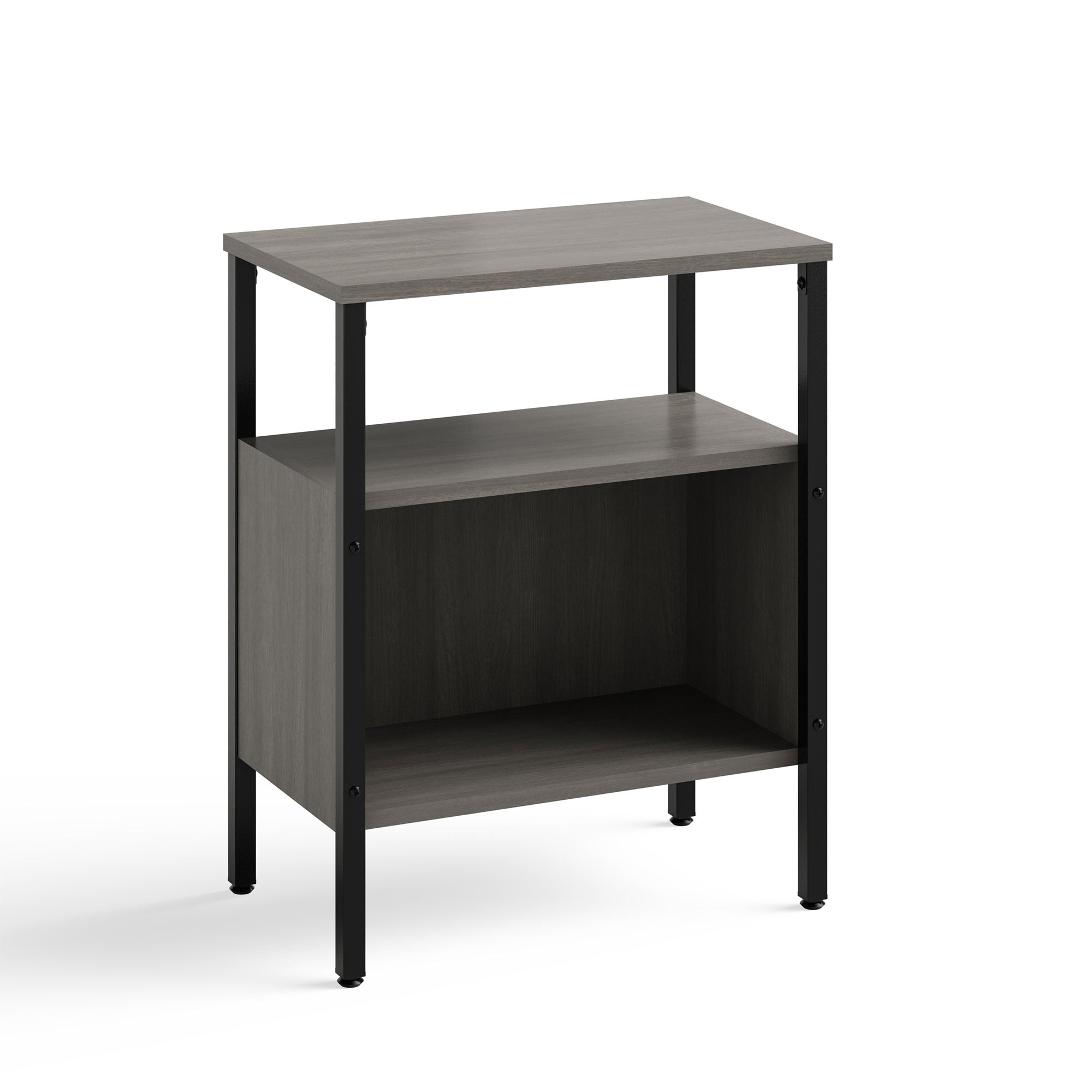 Safco Simple Storage Space Saving Compartment Organizer Stand, Sterling Ash - Smart-nests