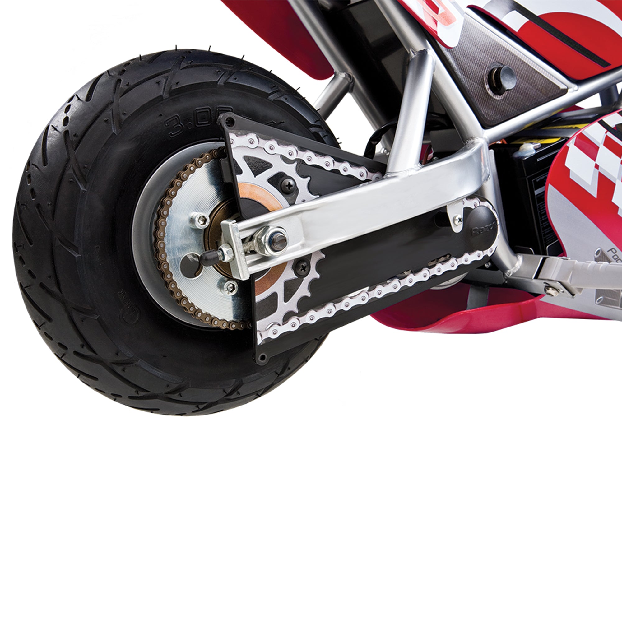 Razor 24V Mini Electric Bike Motorbike, 1 Speed Pocket Rocket Motorcycle , Red - Smart-nests
