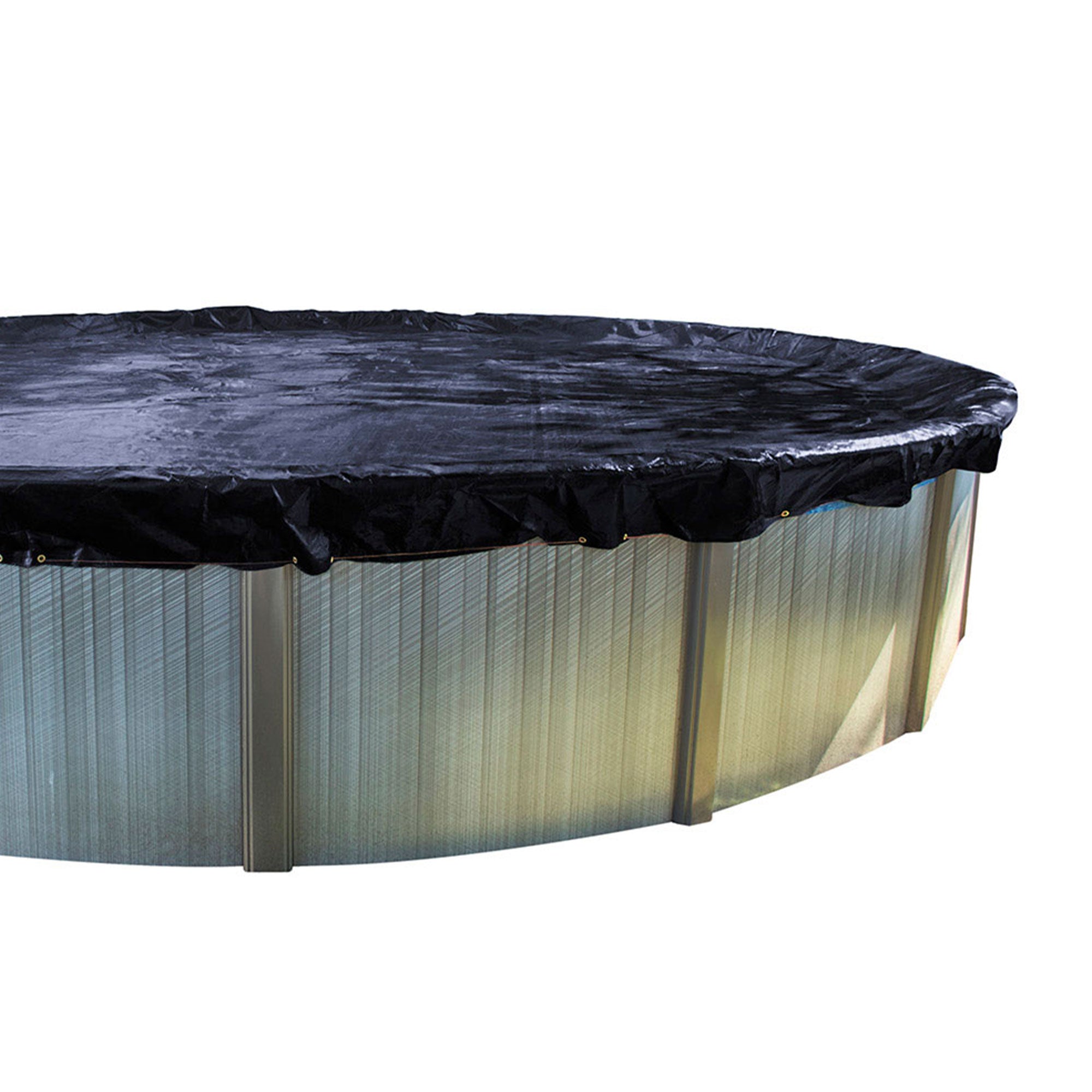 Swimline 24 Ft Round Above Ground Winter Pool Cover w/ 4'x8' Closing Air Pillow - Smart-nests