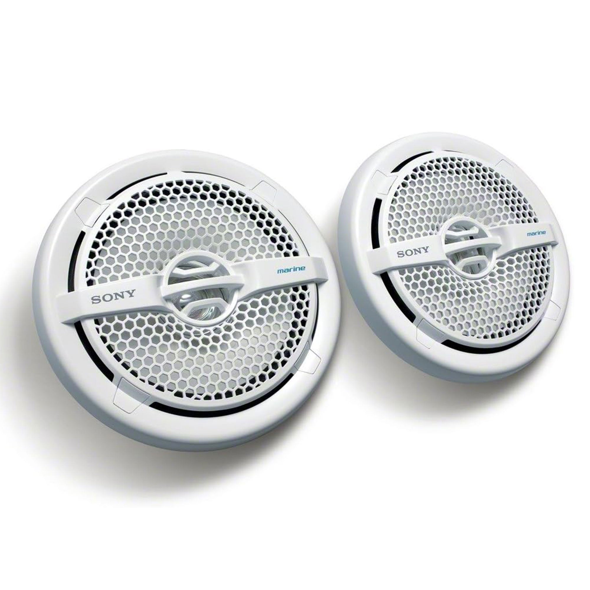 Sony XS-MP1611 6.5 Inch 140 Watt Dual Cone Design Marine Speakers Stereo White - Smart-nests