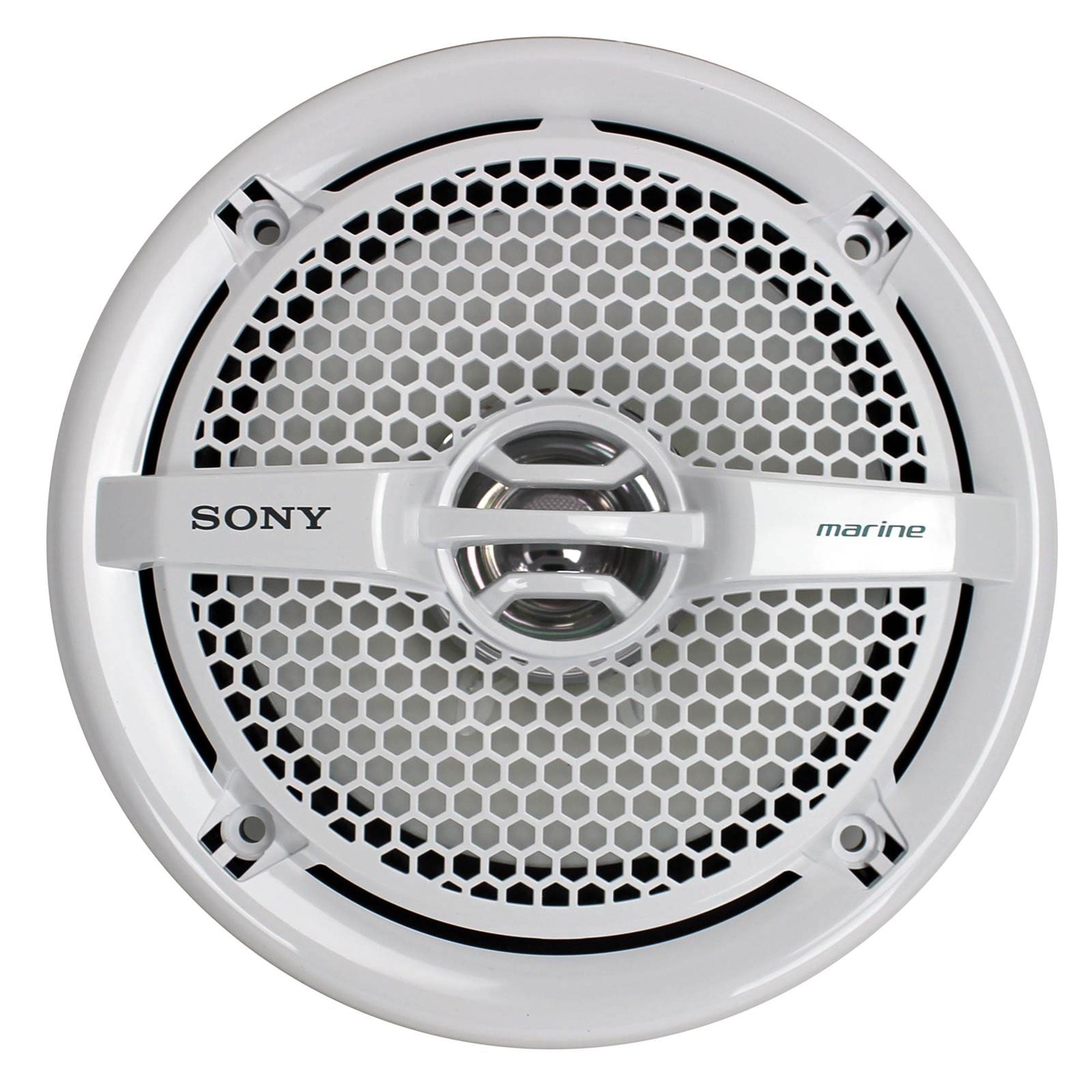 Sony XS-MP1611 6.5 Inch 140 Watt Dual Cone Design Marine Speakers Stereo White - Smart-nests