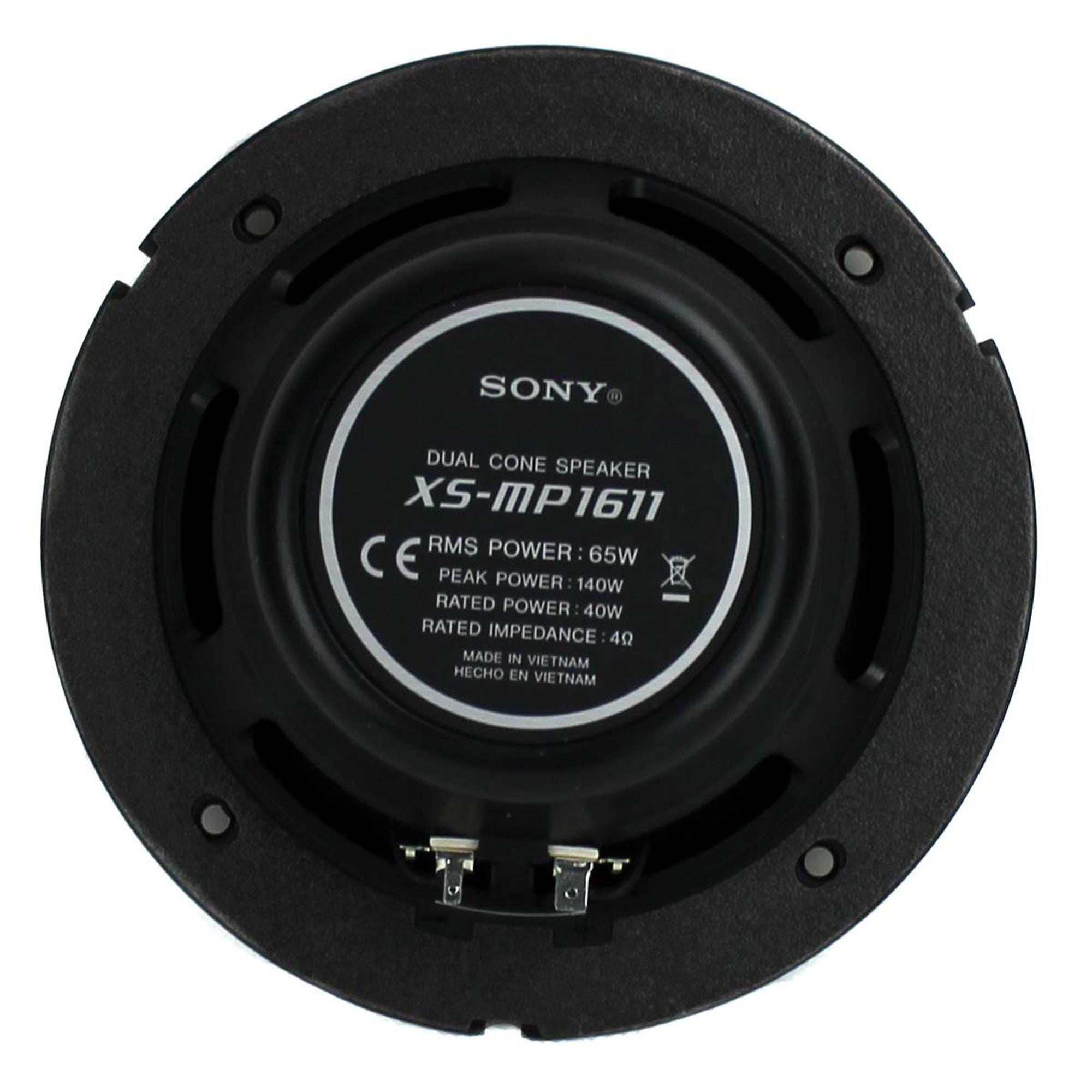 Sony XS-MP1611 6.5 Inch 140 Watt Dual Cone Design Marine Speakers Stereo White - Smart-nests