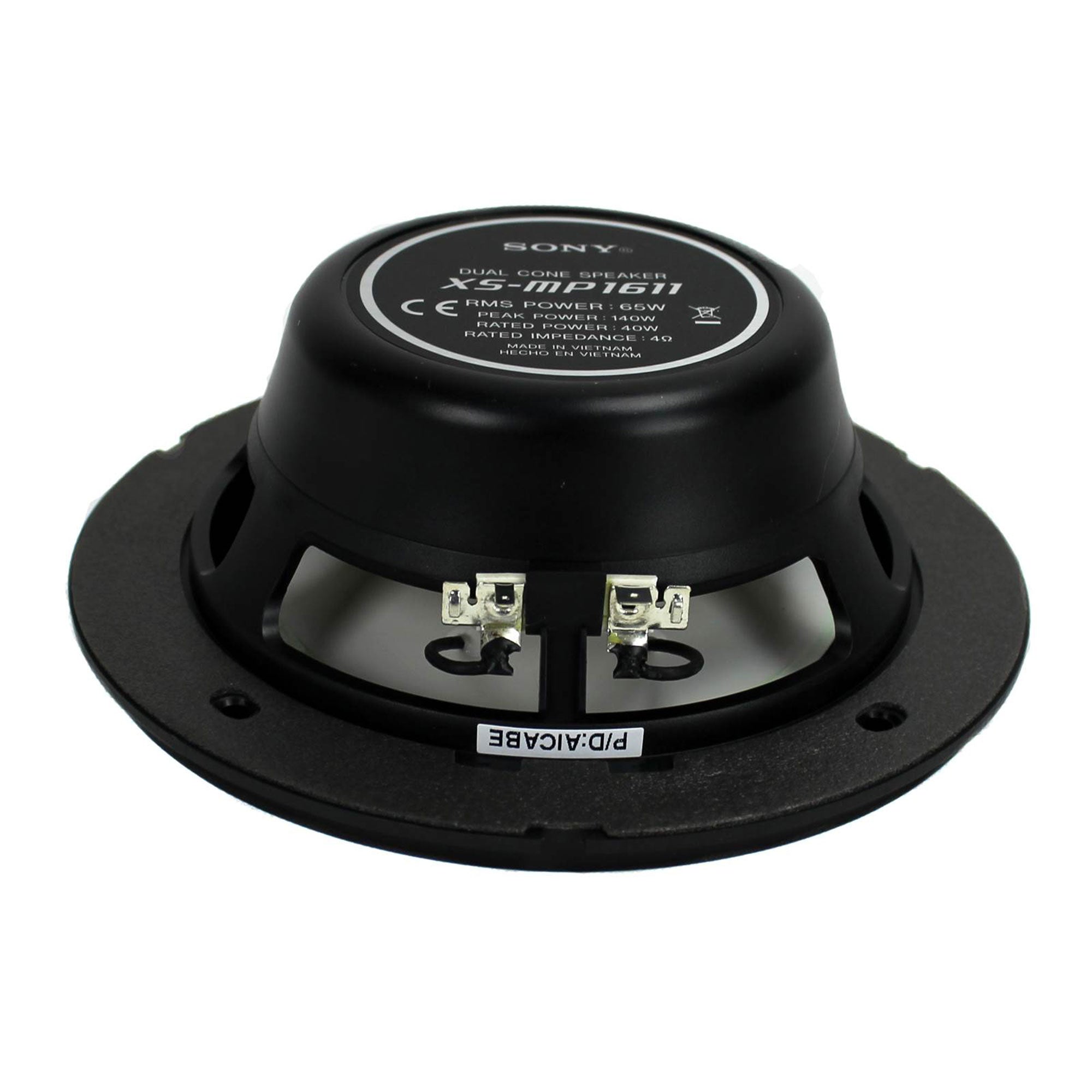 Sony XS-MP1611 6.5 Inch 140 Watt Dual Cone Design Marine Speakers Stereo White - Smart-nests
