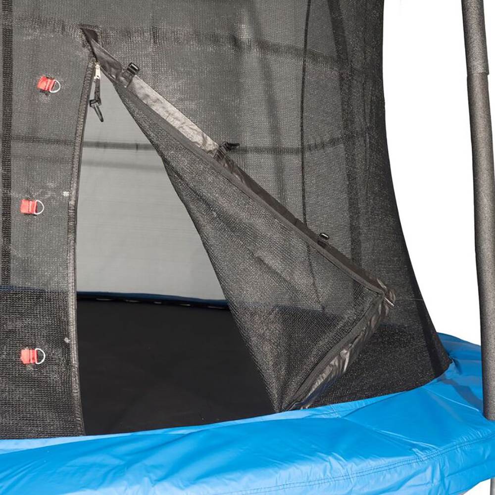 JumpKing JK15VC2 15 Foot Outdoor Trampoline & Safety Net Enclosure Kit, Blue - Smart-nests