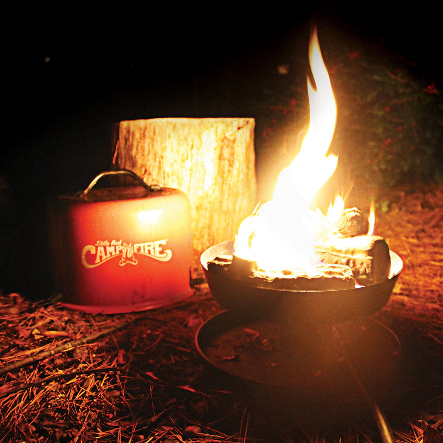 Camco Little Red Outdoor Portable Tabletop Propane Heater Fire Pit 11.25 Inch - Smart-nests