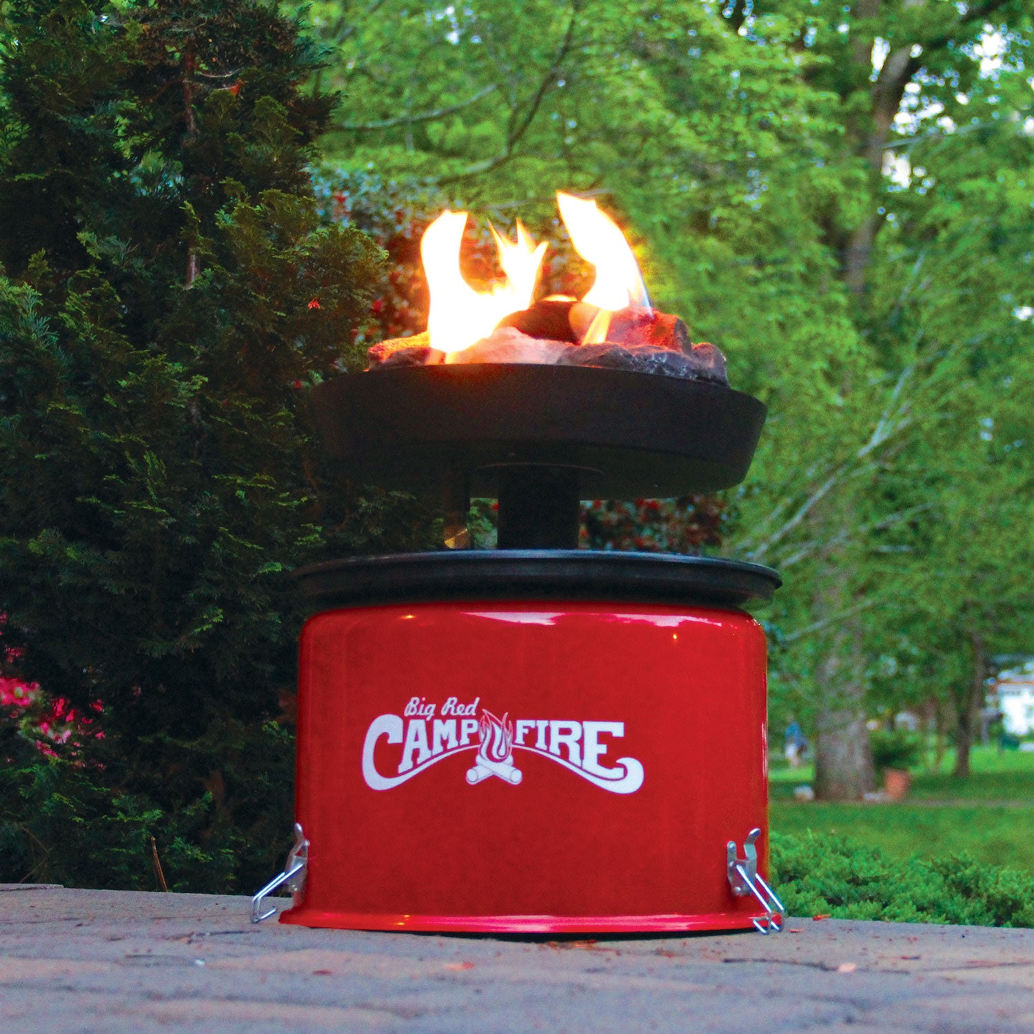 Camco Big Red Outdoor Portable Tabletop Propane Heater Fire Pit, 13.25 Inch - Smart-nests
