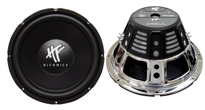 HIFONICS 12" 1600W Car Audio Subwoofer Speaker, 2 Pack & QPower Ported Enclosure - Smart-nests