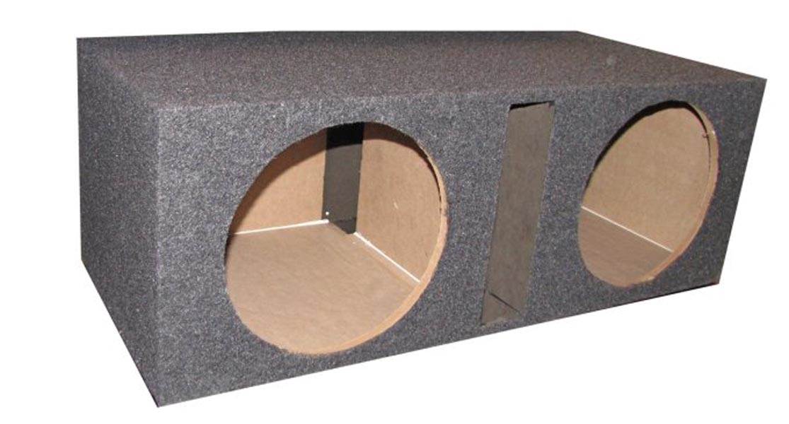 HIFONICS 12" 1600W Car Audio Subwoofer Speaker, 2 Pack & QPower Ported Enclosure - Smart-nests