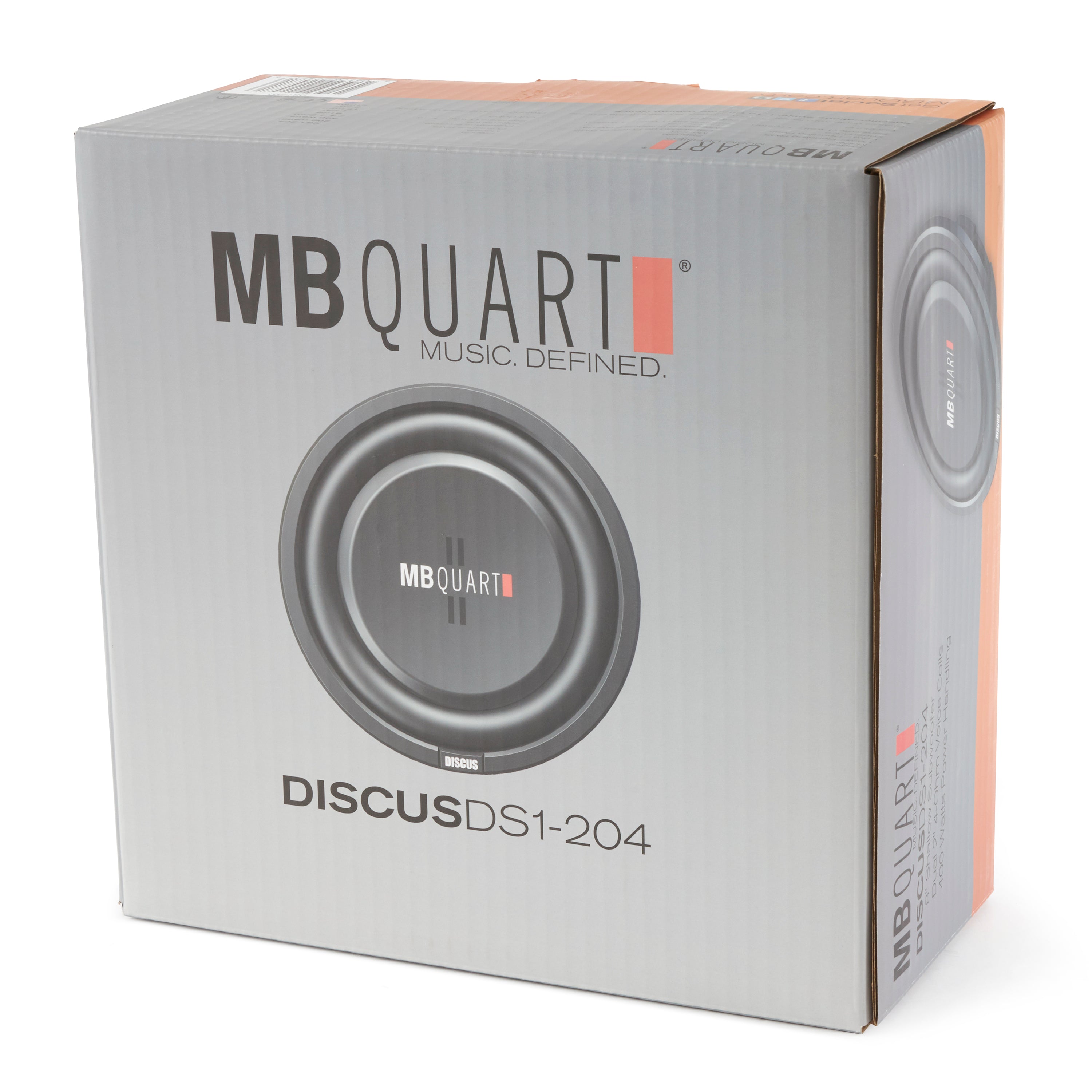 MB Quart DS1-204 400 Watt 8 Inch Shallow Slim DVC 4 Ohm Car Sub, Single Speaker - Smart-nests