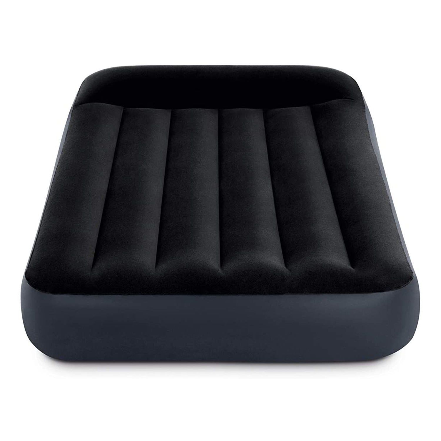 Intex Dura Pillow Rest Classic Blow Up Mattress Air Bed with Built In Pump, Twin - Smart-nests